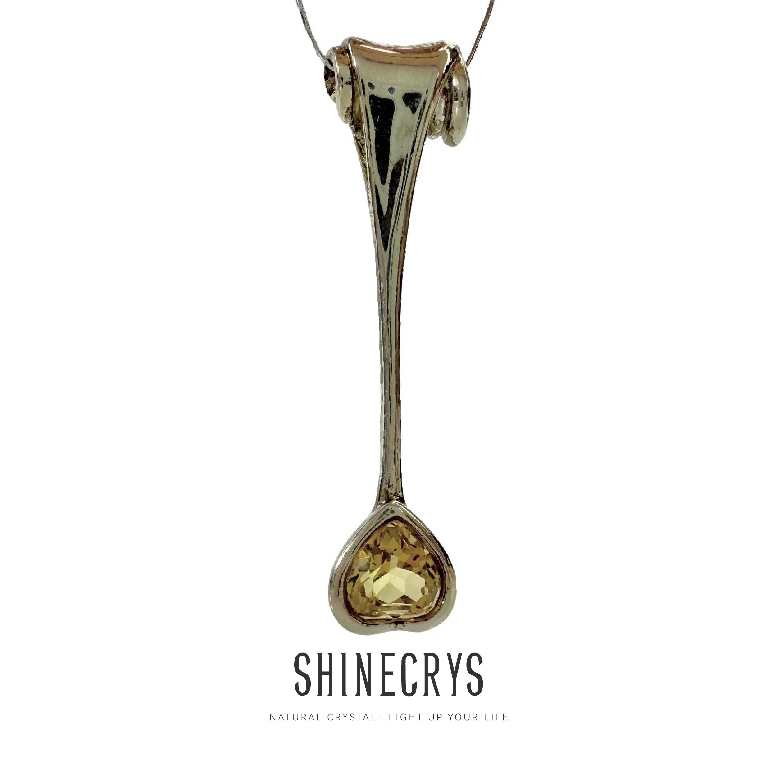 Shinecrys- citrine  pendant