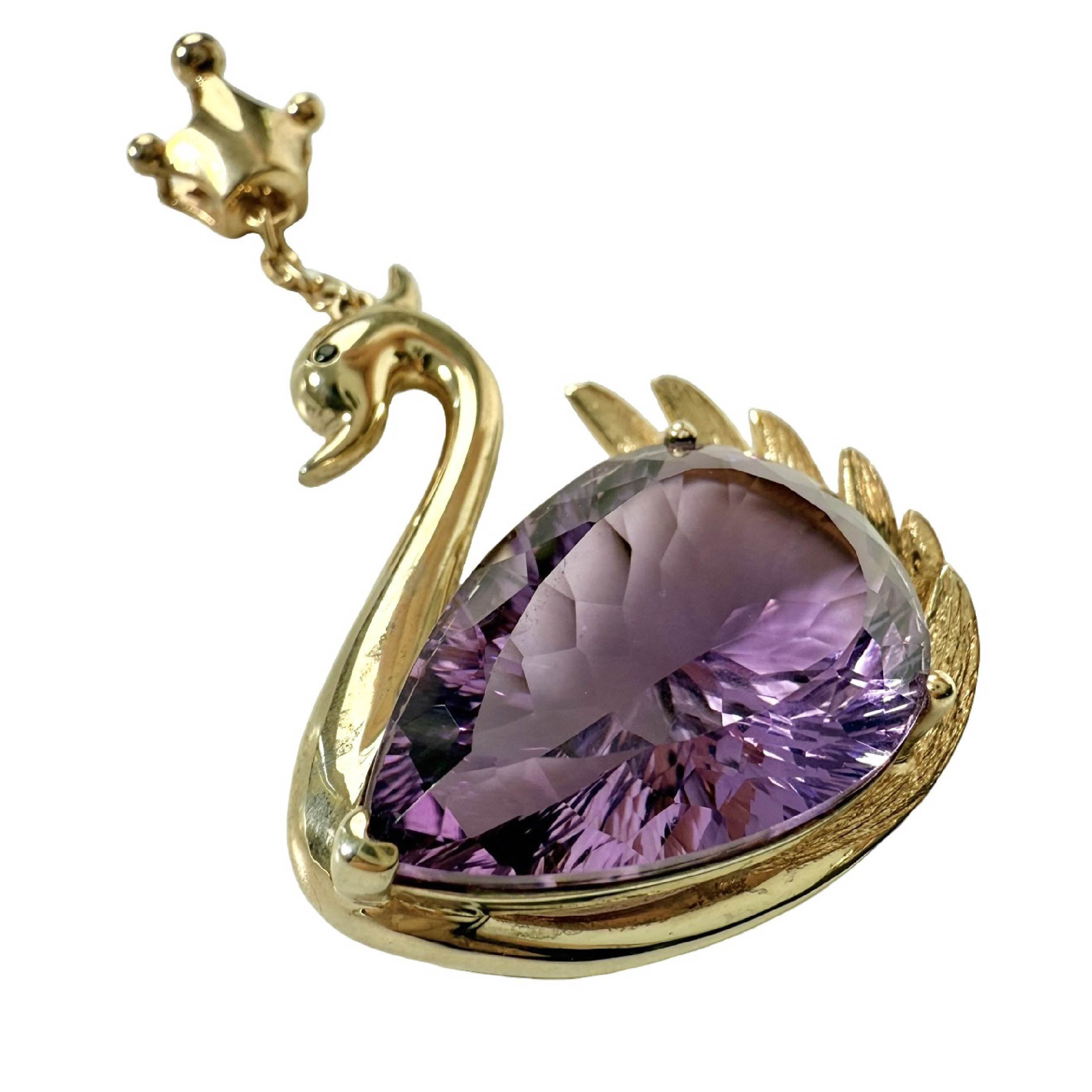 Shinecrys- amethyst pendant