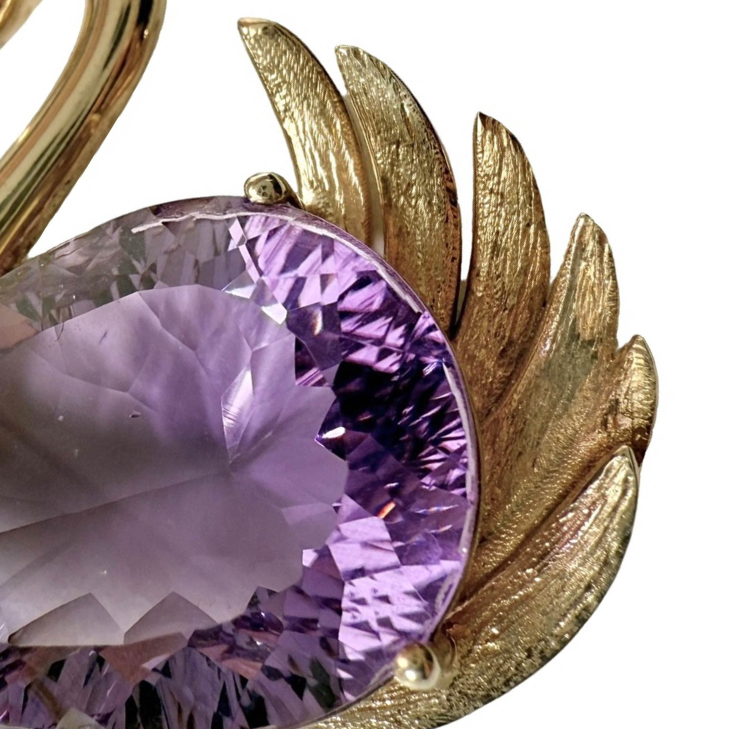 Shinecrys- amethyst pendant