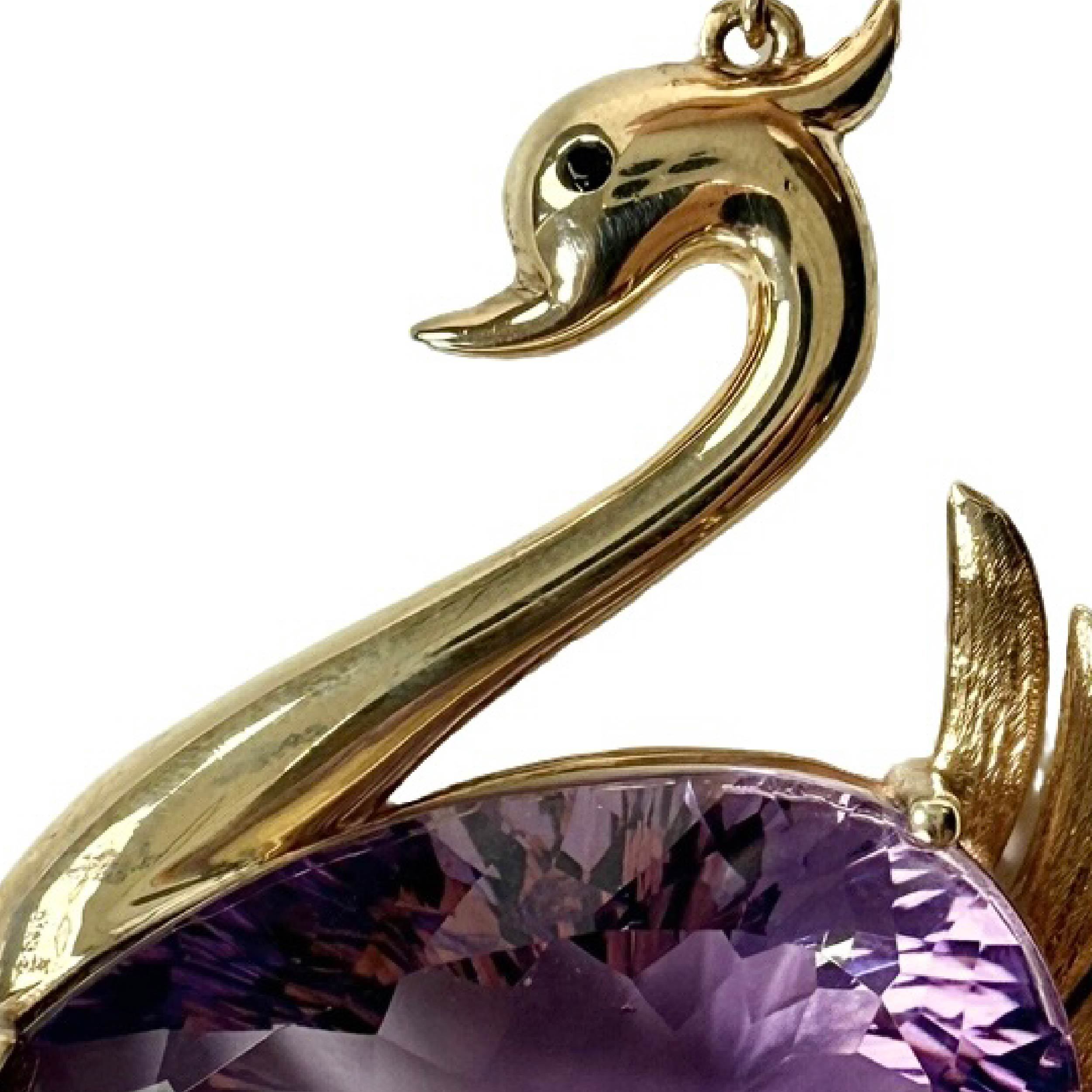 Shinecrys- amethyst pendant
