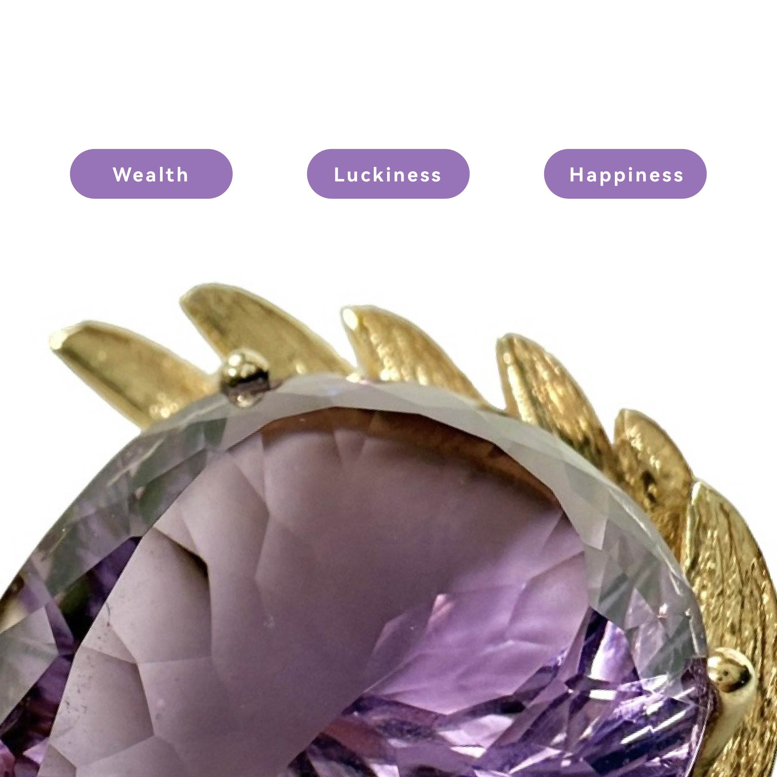 Shinecrys- amethyst pendant
