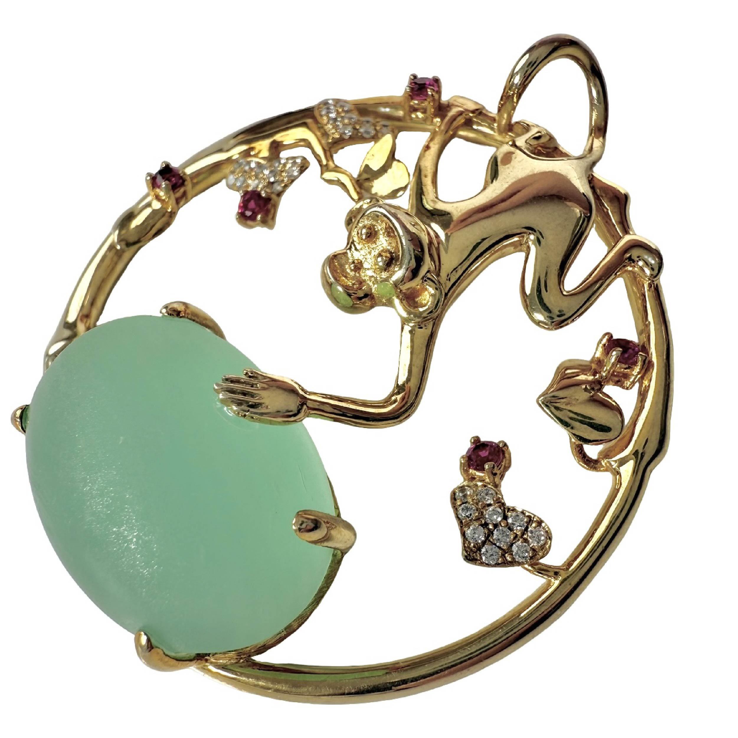 Shinecrys- Green Calcite pendant