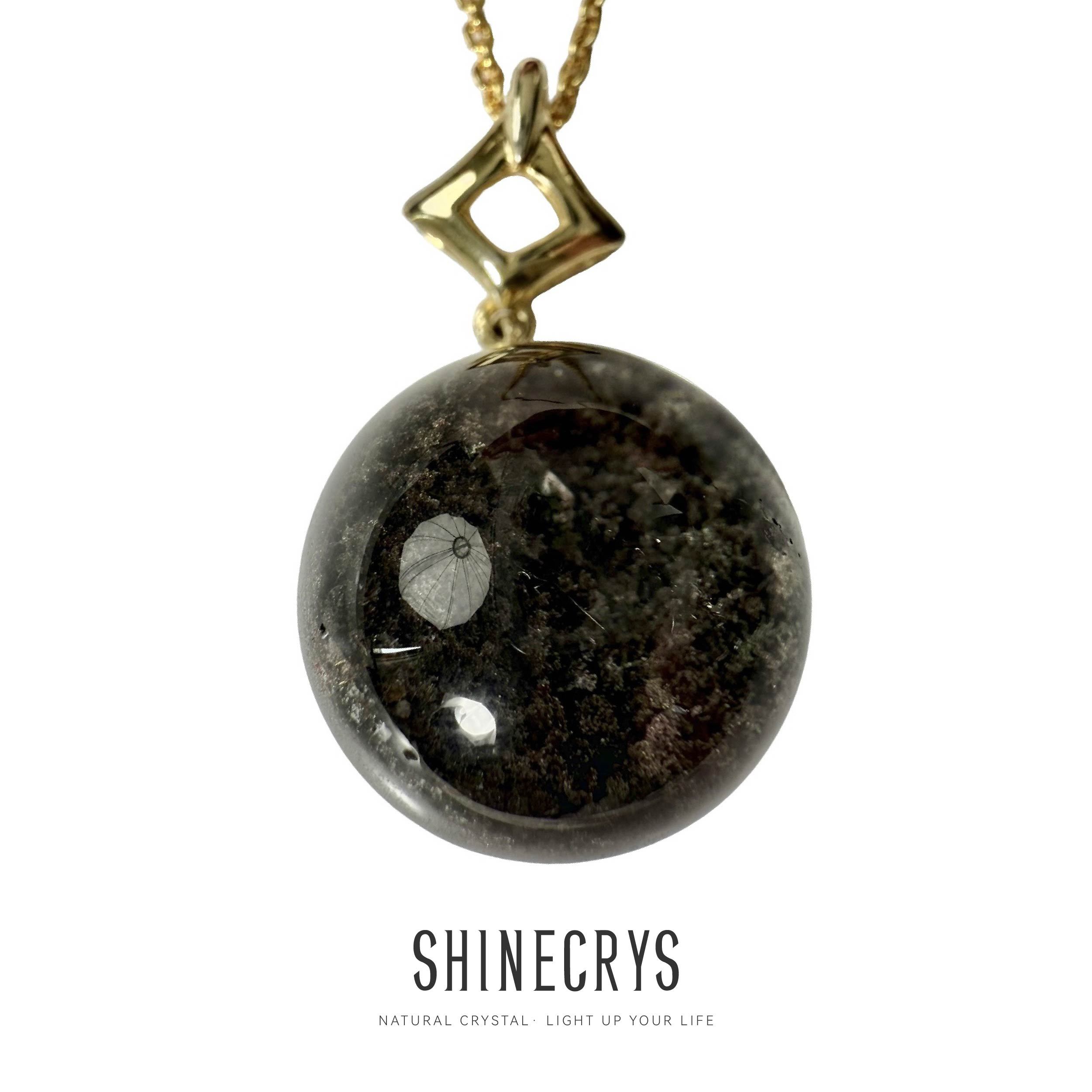 Shinecrys- Green Phantom pendant
