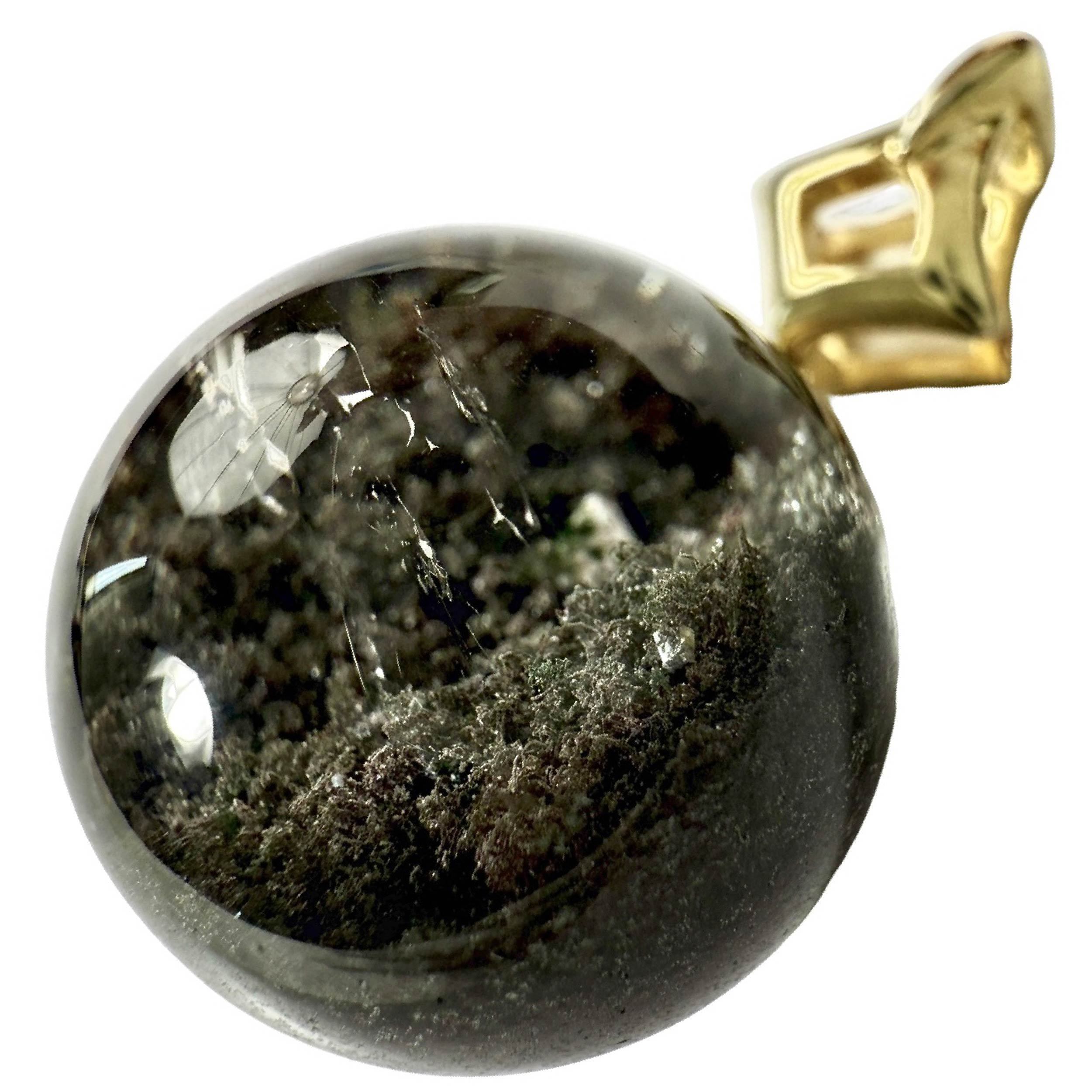 Shinecrys- Green Phantom pendant