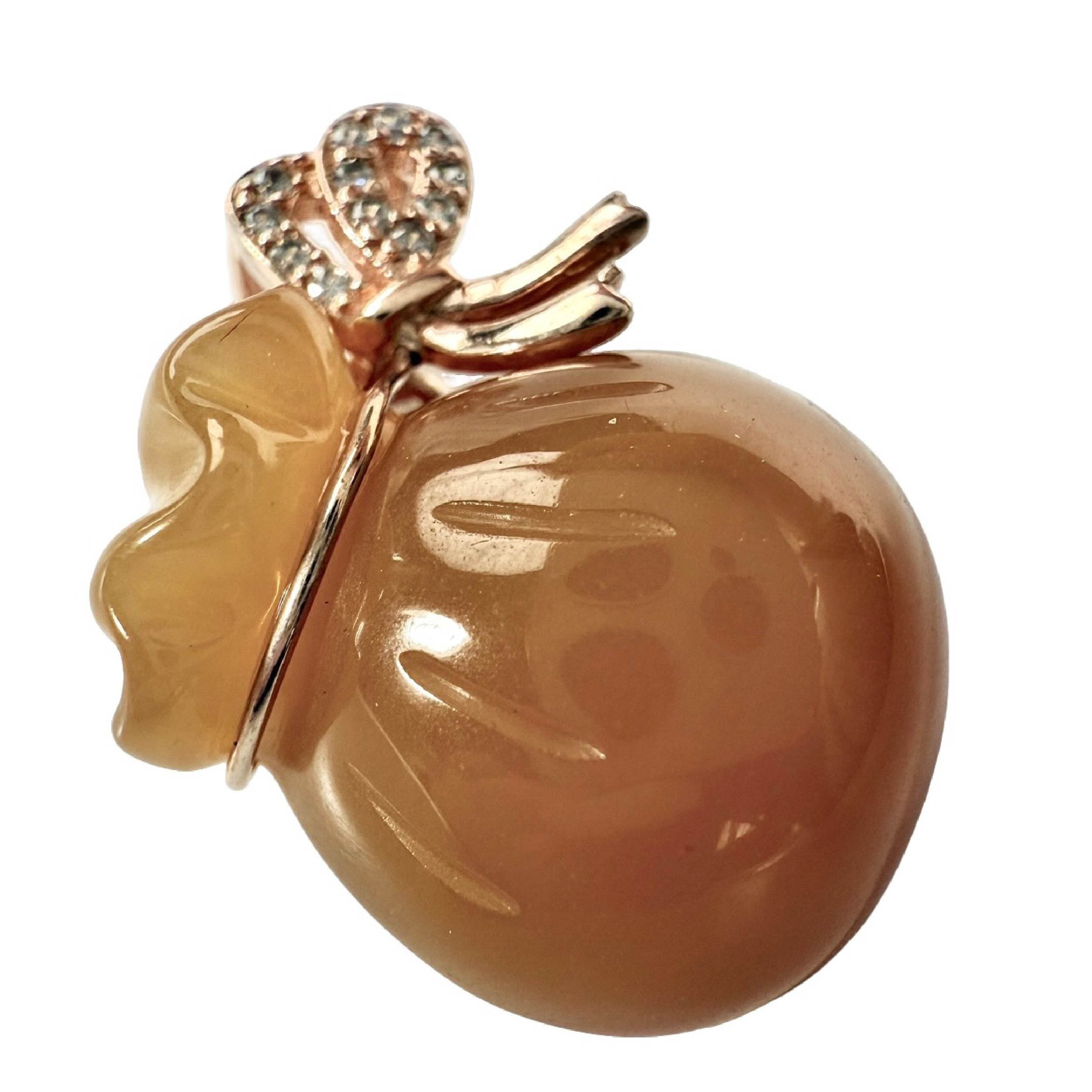 Shinecrys- red quartz pendant