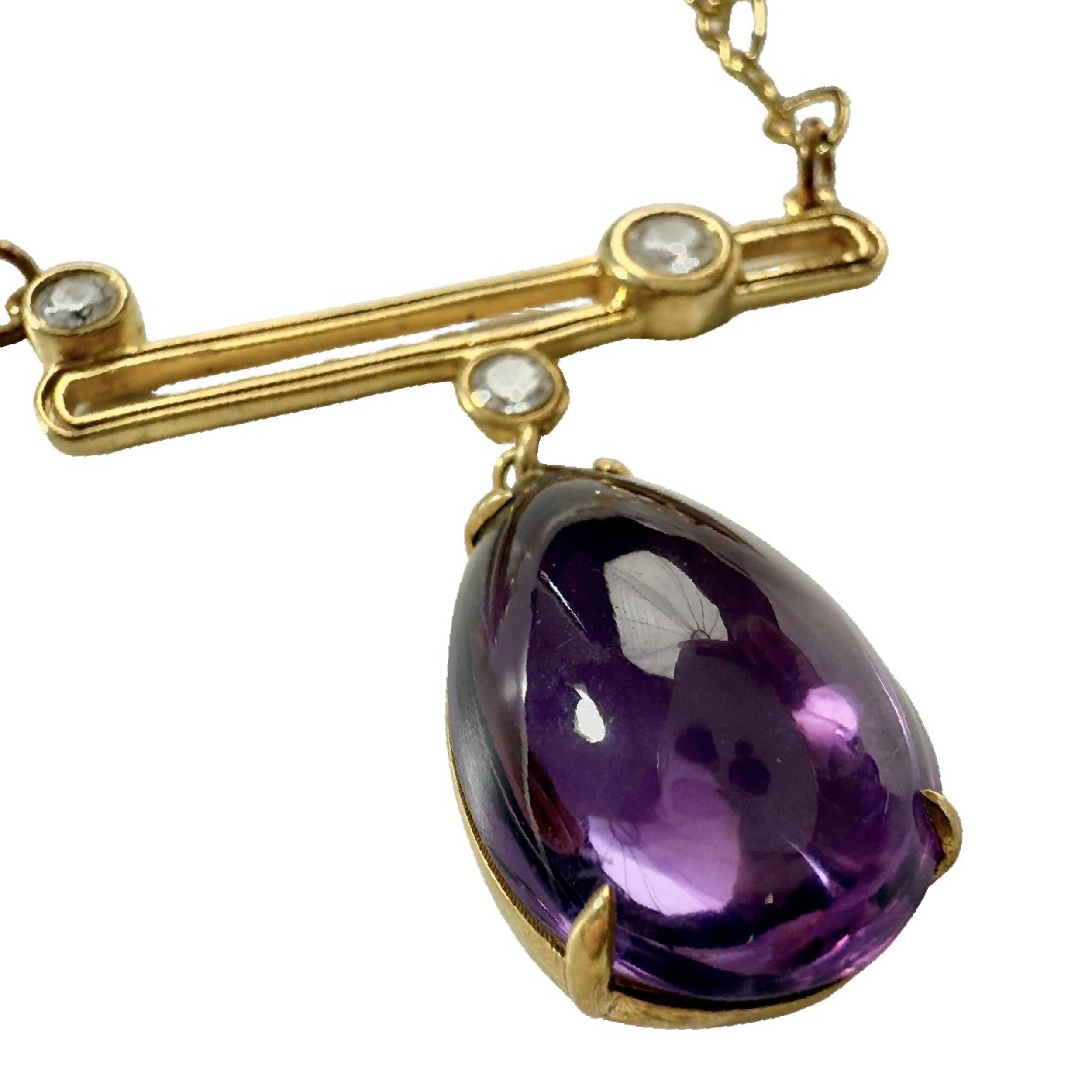 Shinecrys- amethyst pendant