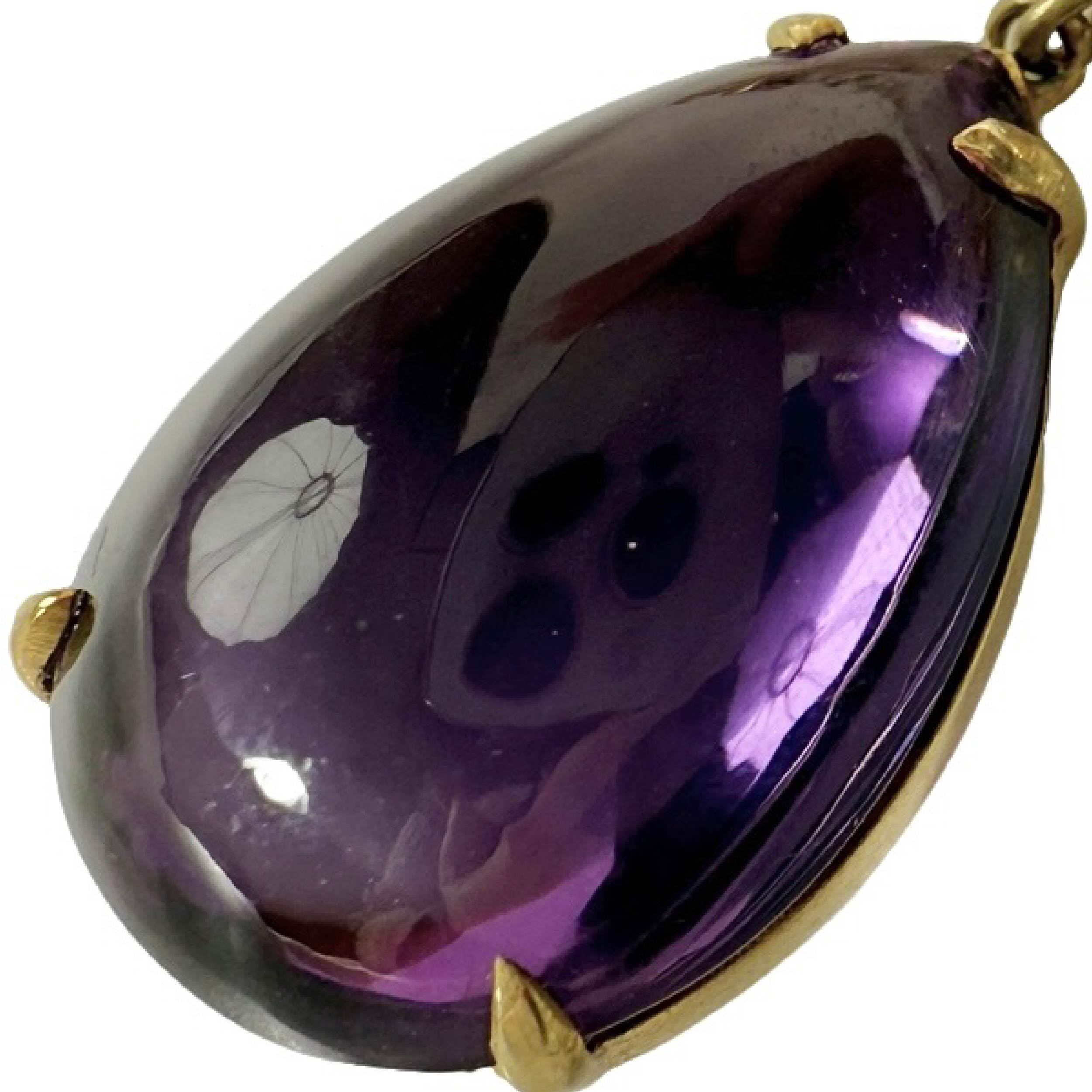 Shinecrys- amethyst pendant