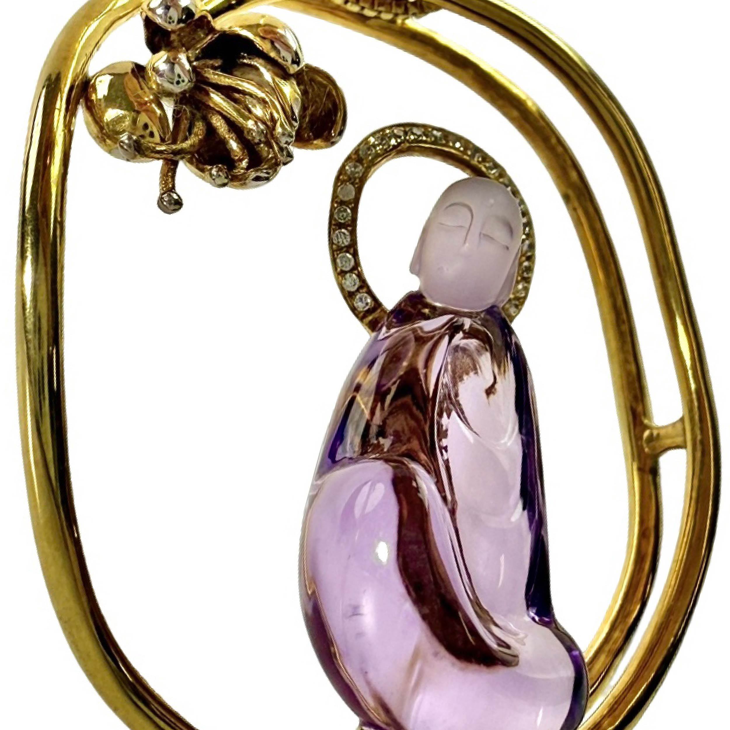 Shinecrys- amethyst pendant