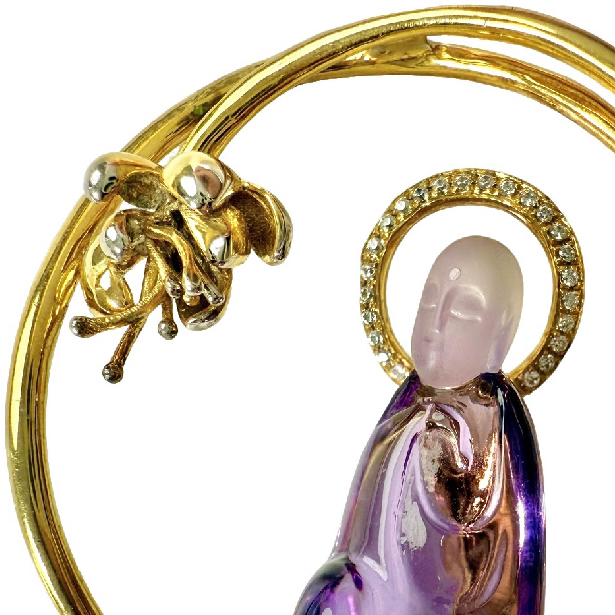 Shinecrys- amethyst pendant