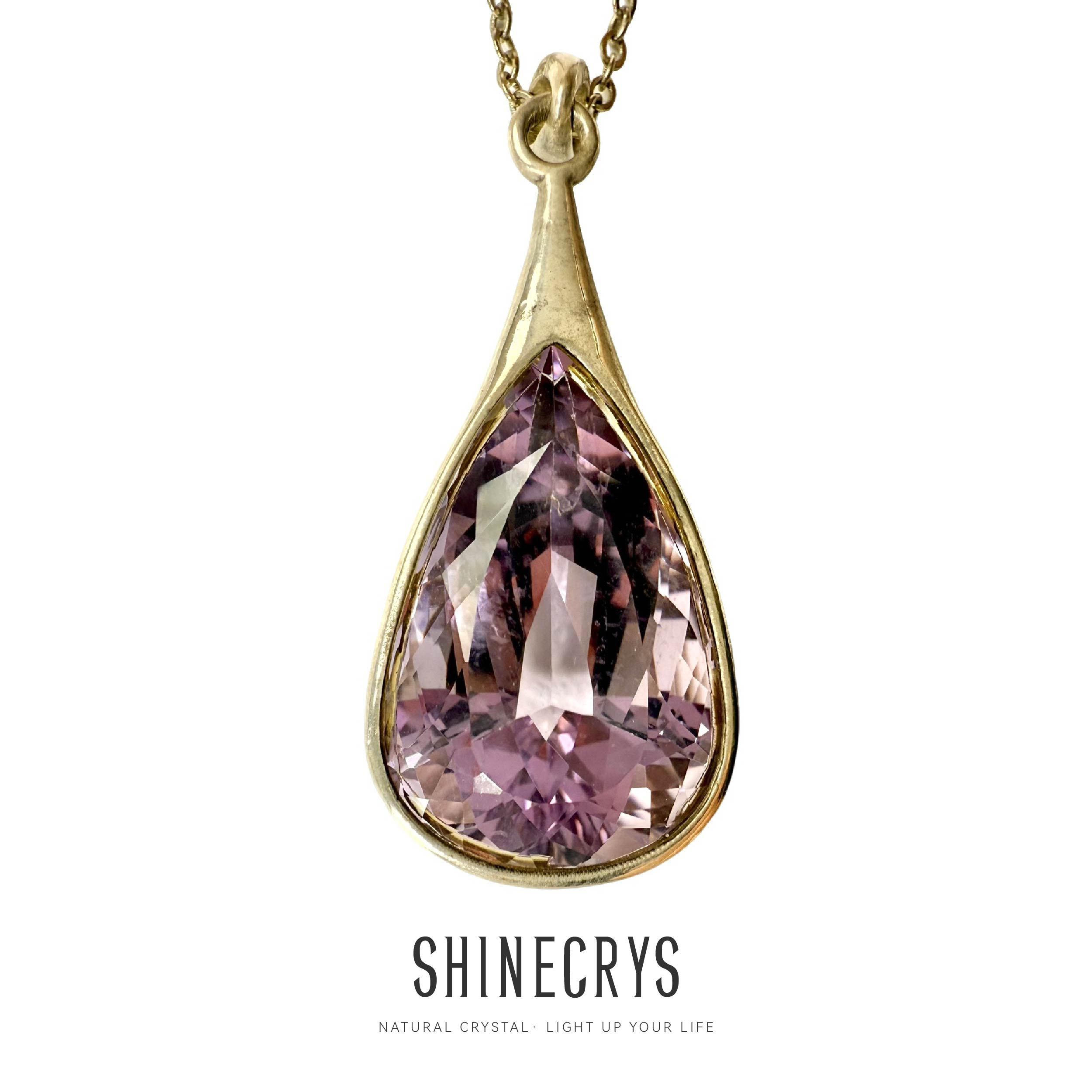 Shinecrys- amethyst pendant