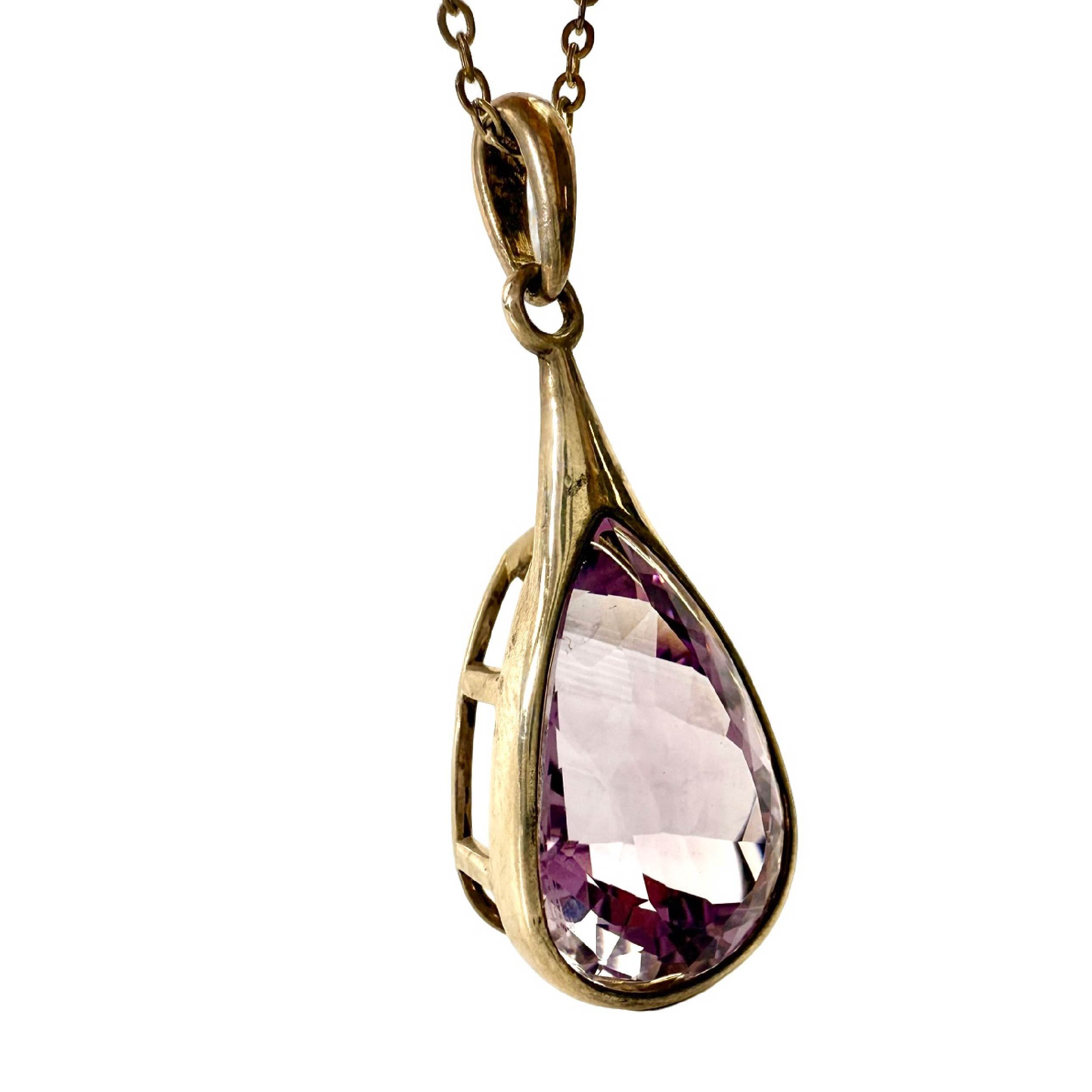 Shinecrys- amethyst pendant