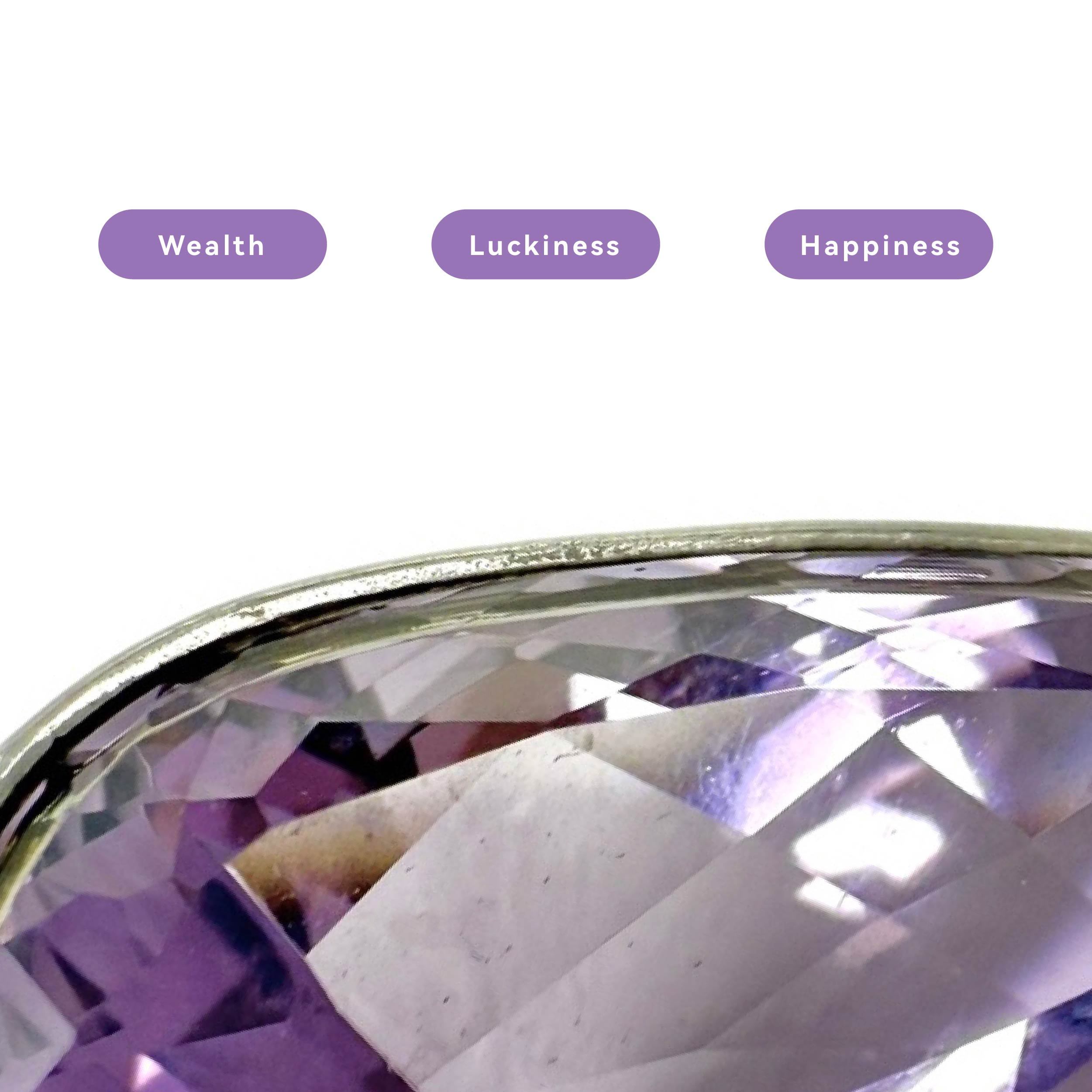 Shinecrys- amethyst pendant