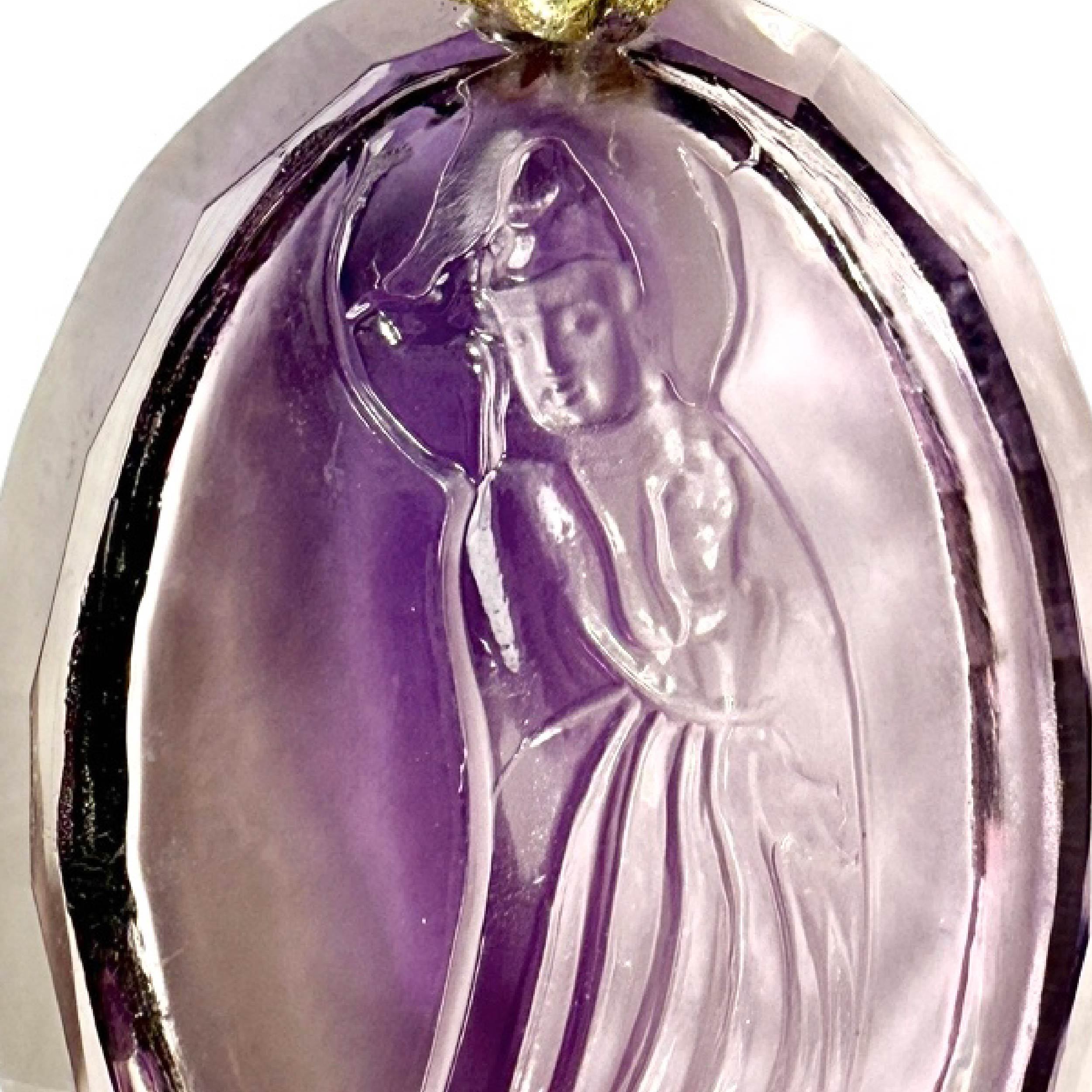 Shinecrys- amethyst pendant