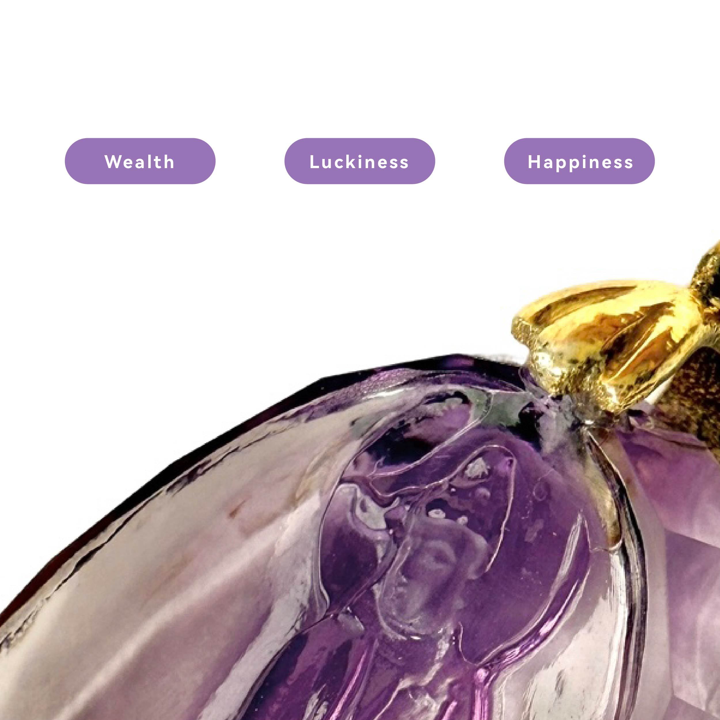 Shinecrys- amethyst pendant