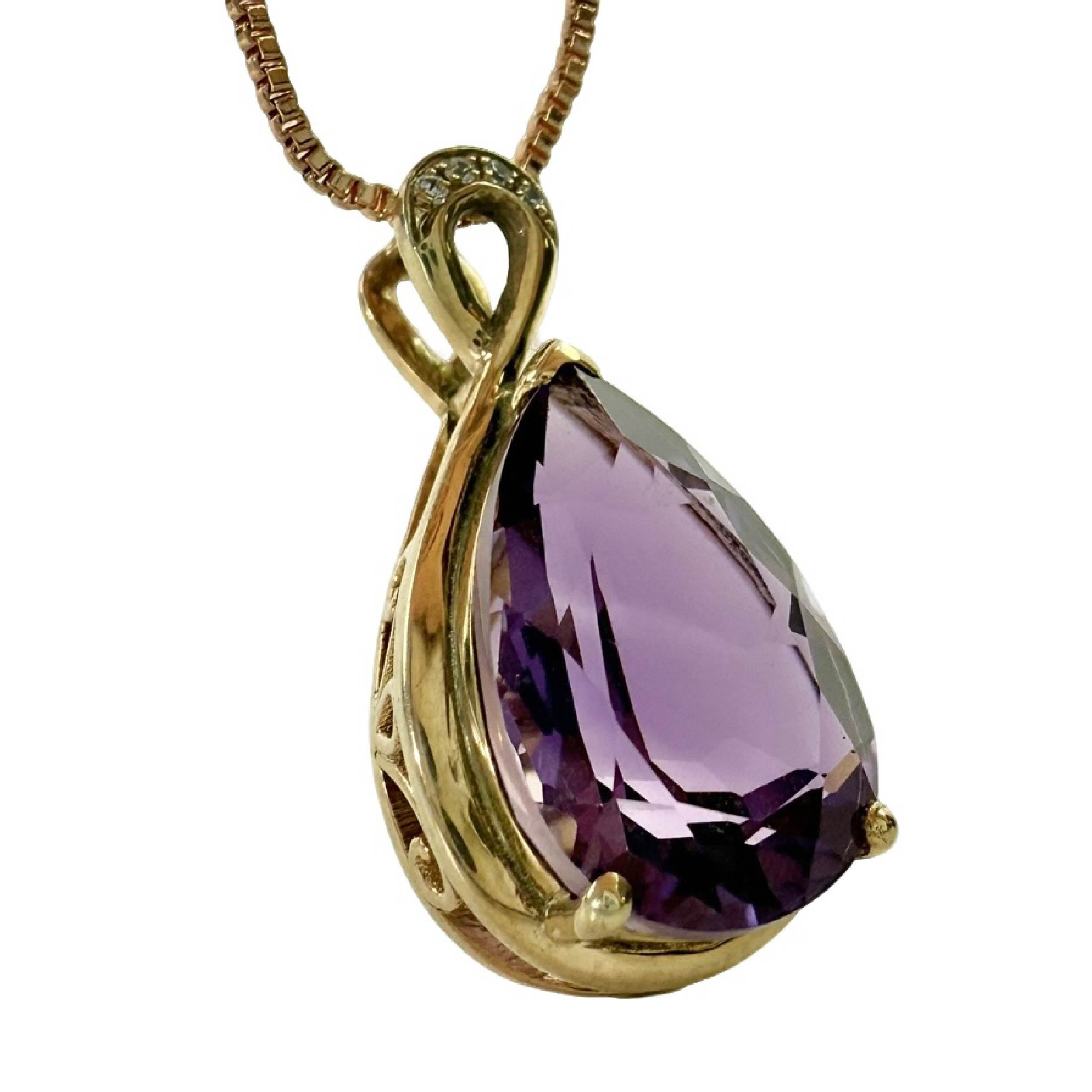Shinecrys- amethyst pendant