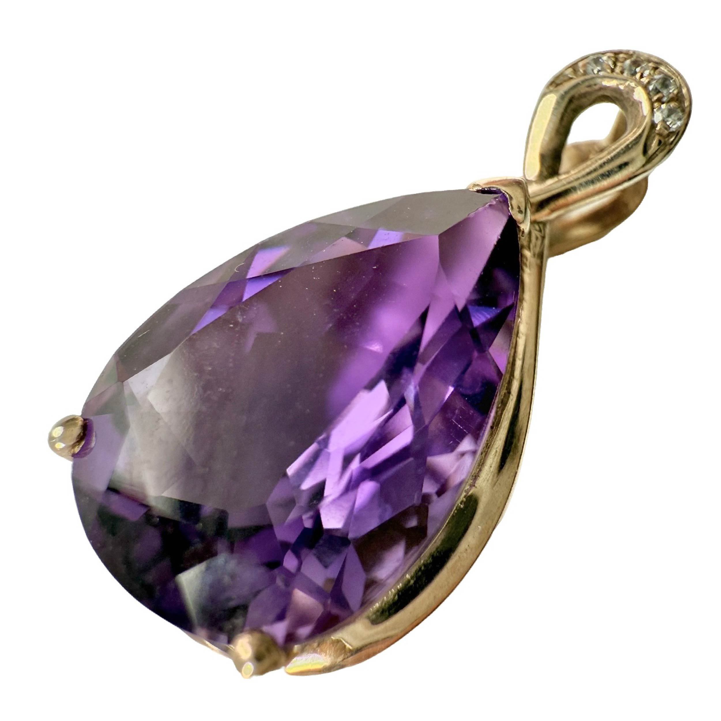 Shinecrys- amethyst pendant