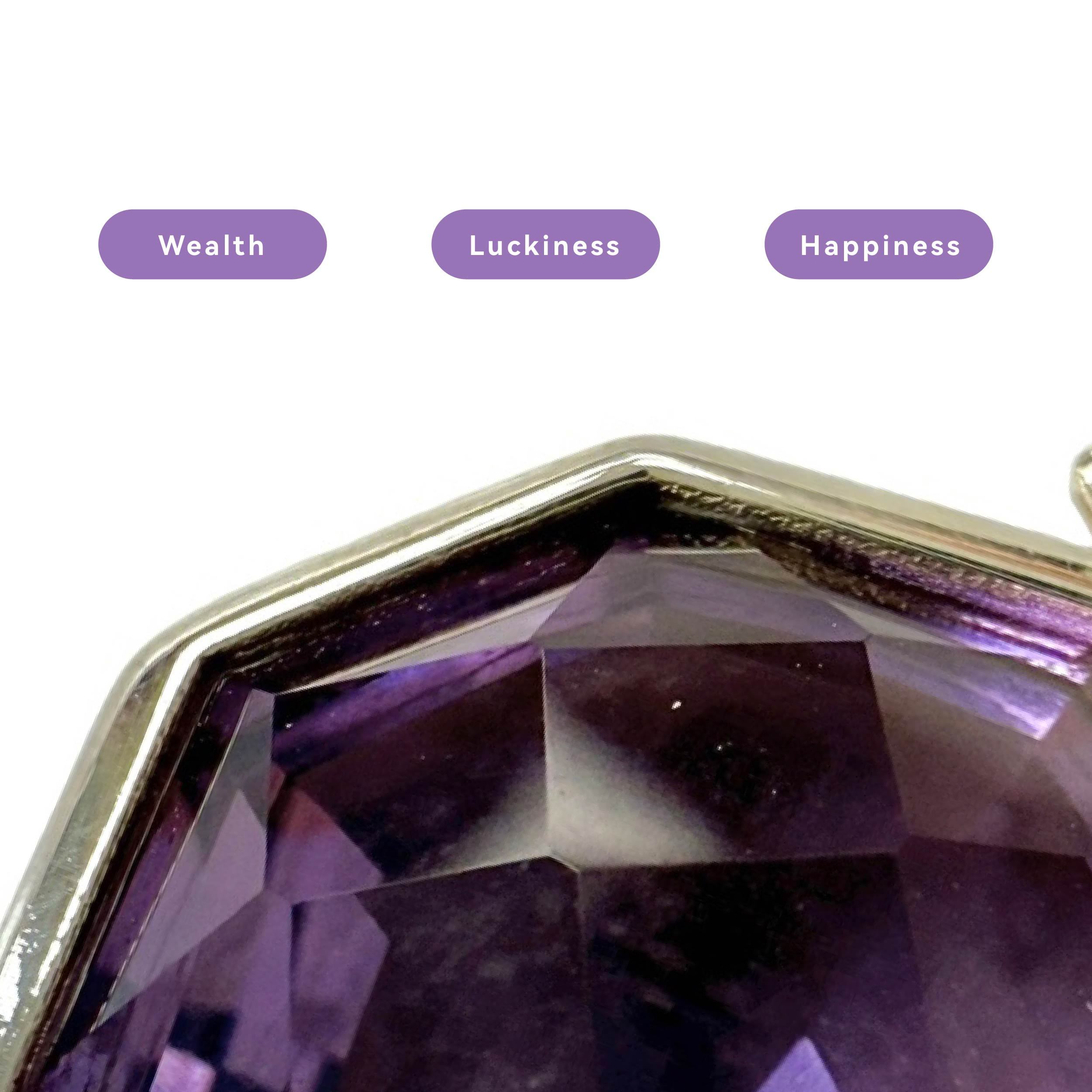 Shinecrys- amethyst pendant