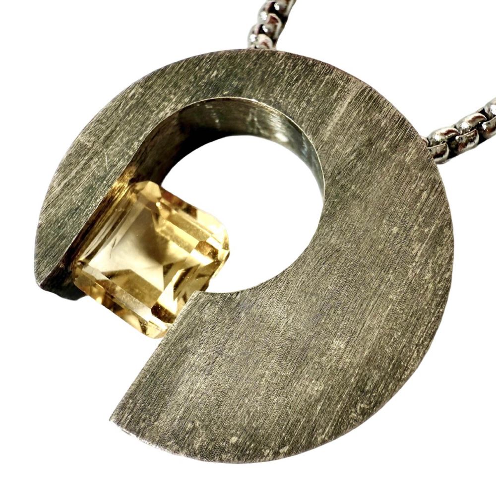 Shinecrys- citrine pendant