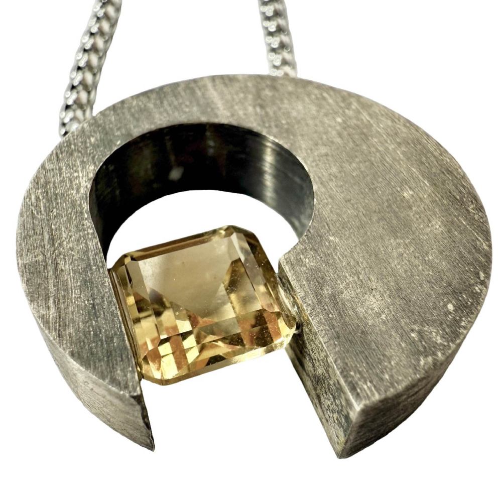Shinecrys- citrine pendant