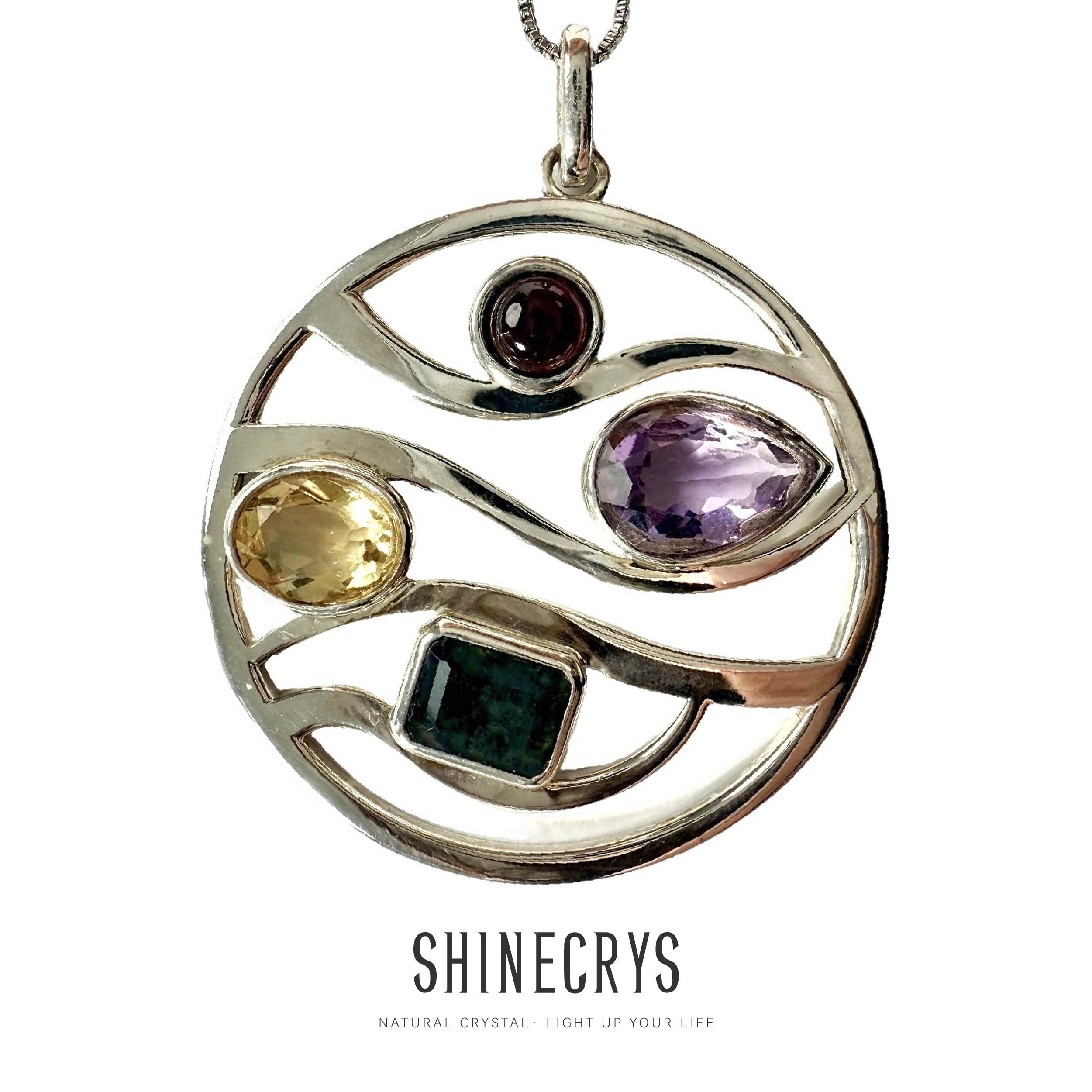 Shinecrys- Amethyst pendant