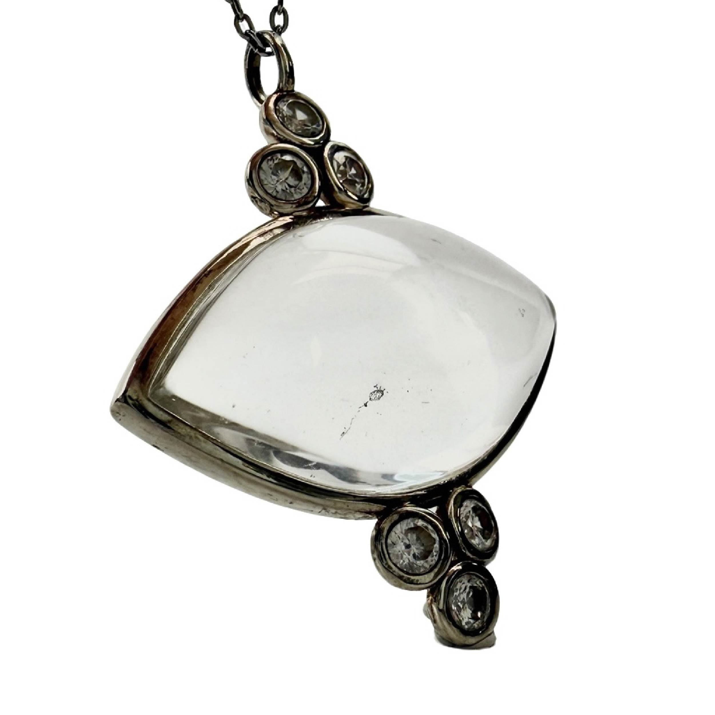 Shinecrys-clear quartz pendant