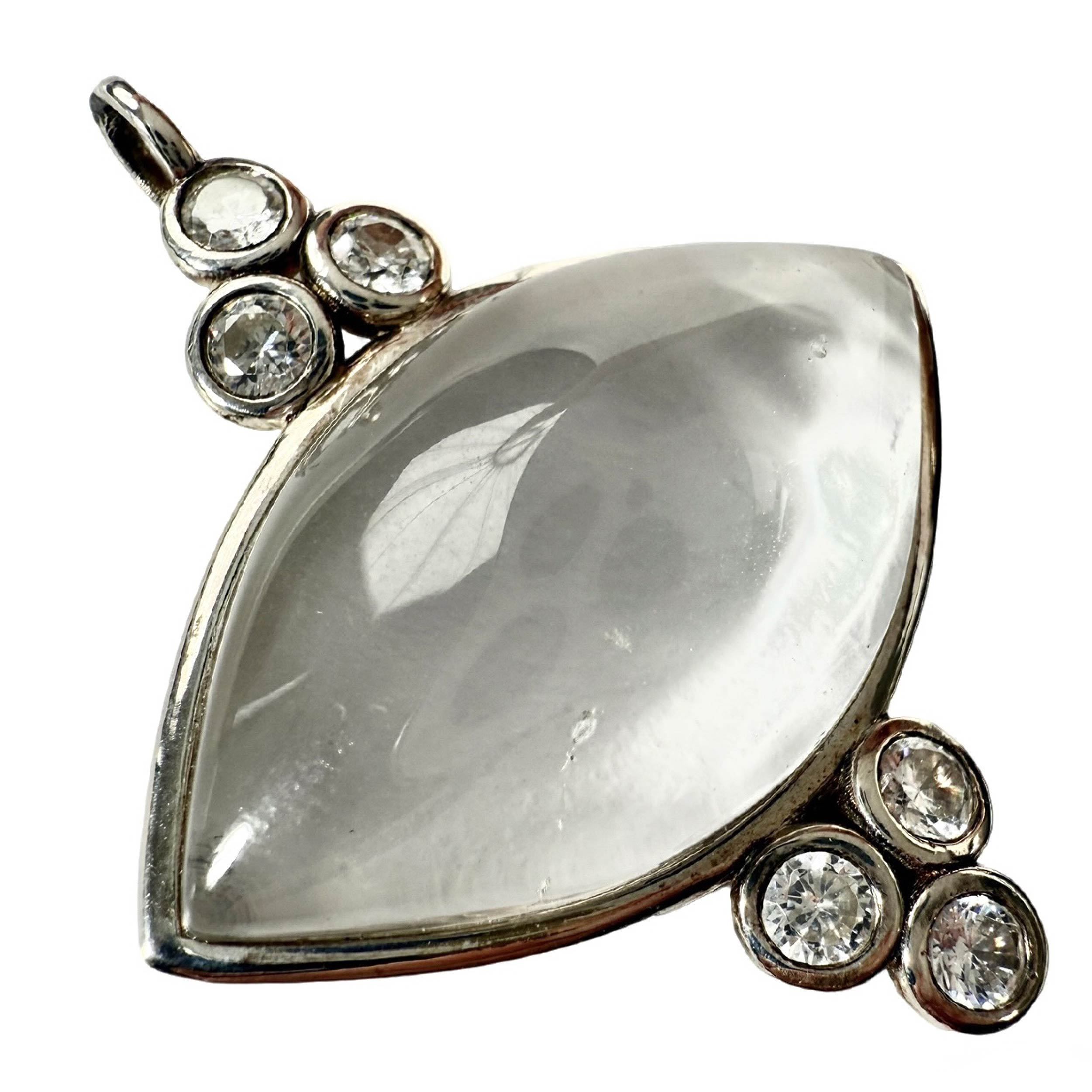 Shinecrys-clear quartz pendant