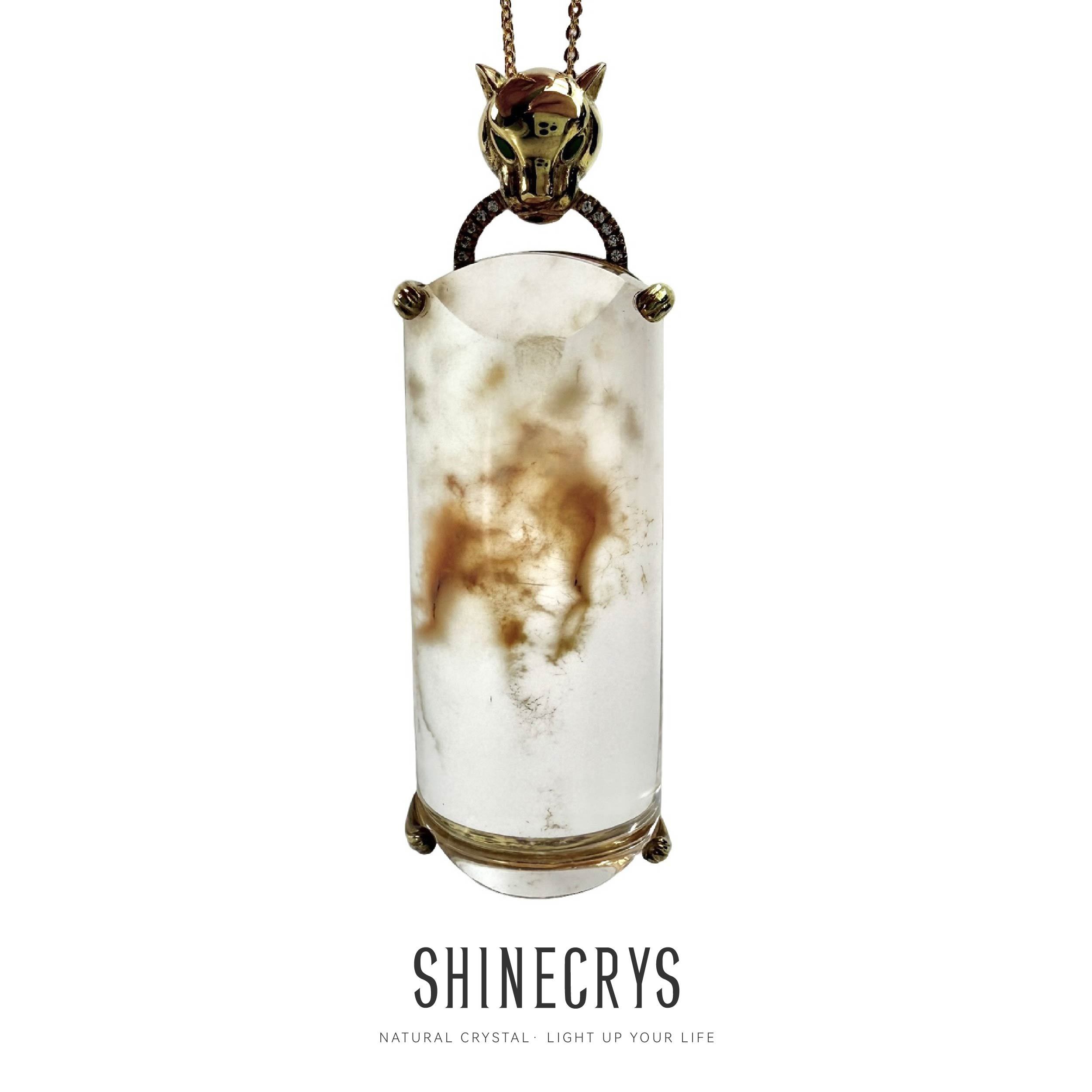Shinecrys- Red quartz pendant