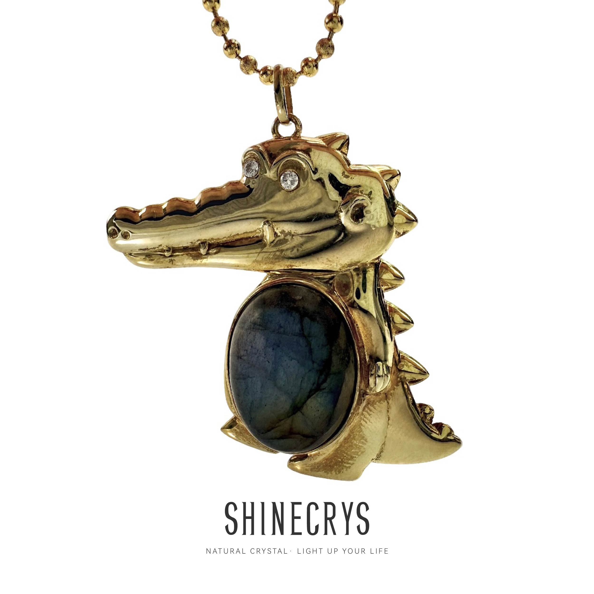 Shinecrys- labradorite pendant