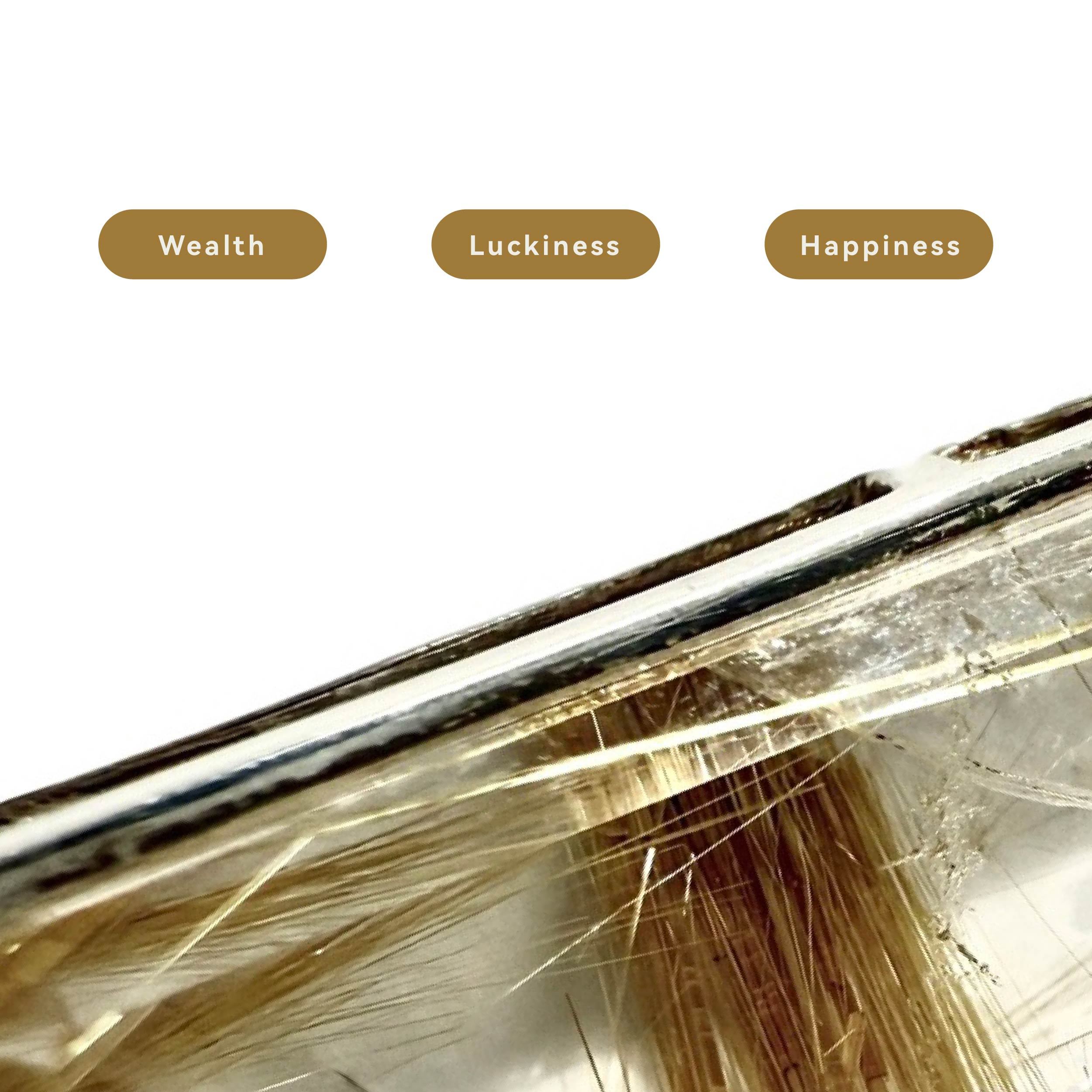 Shinecrys- Golden Rutilated Quartz  pendant