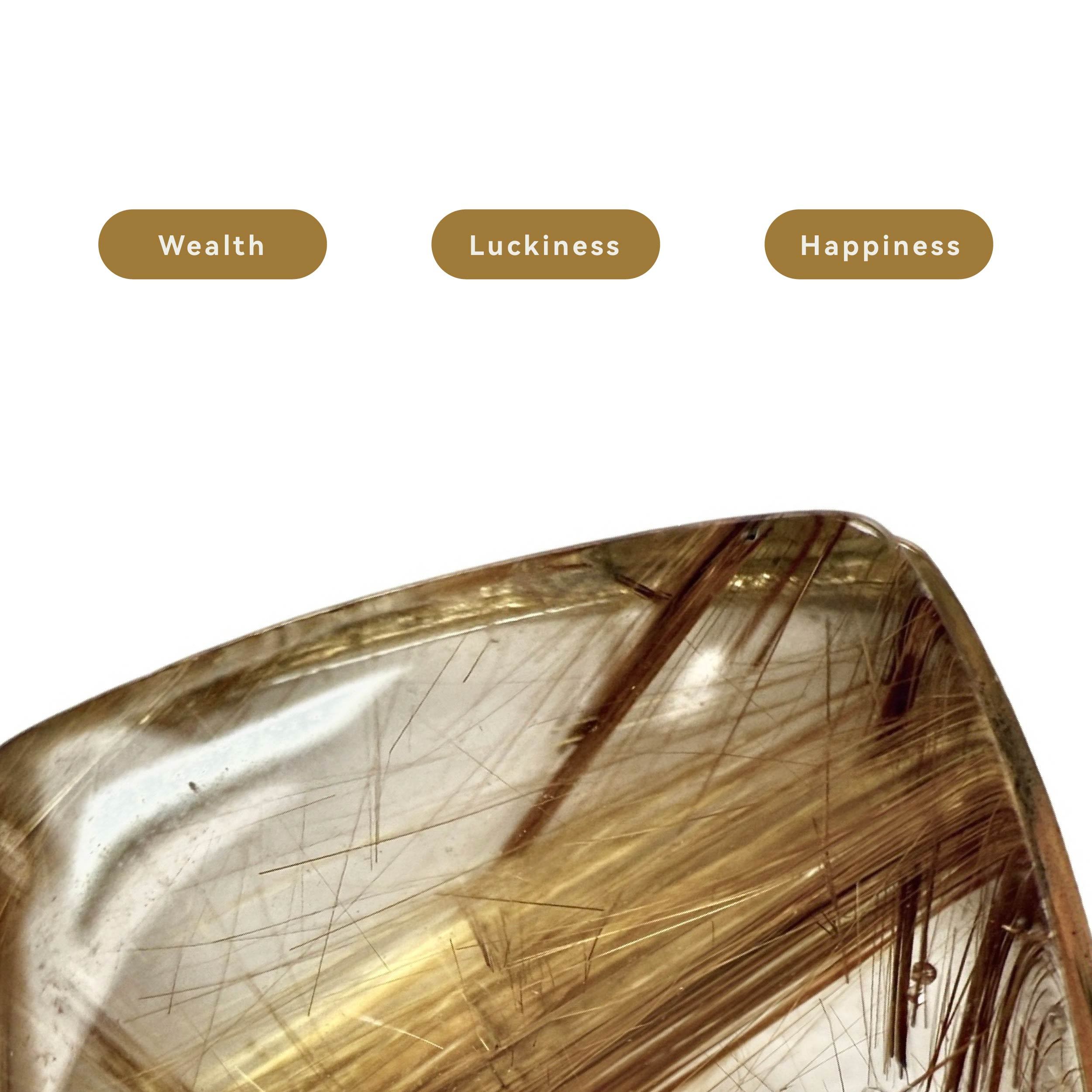 Shinecrys- Golden Rutilated Quartz  pendant
