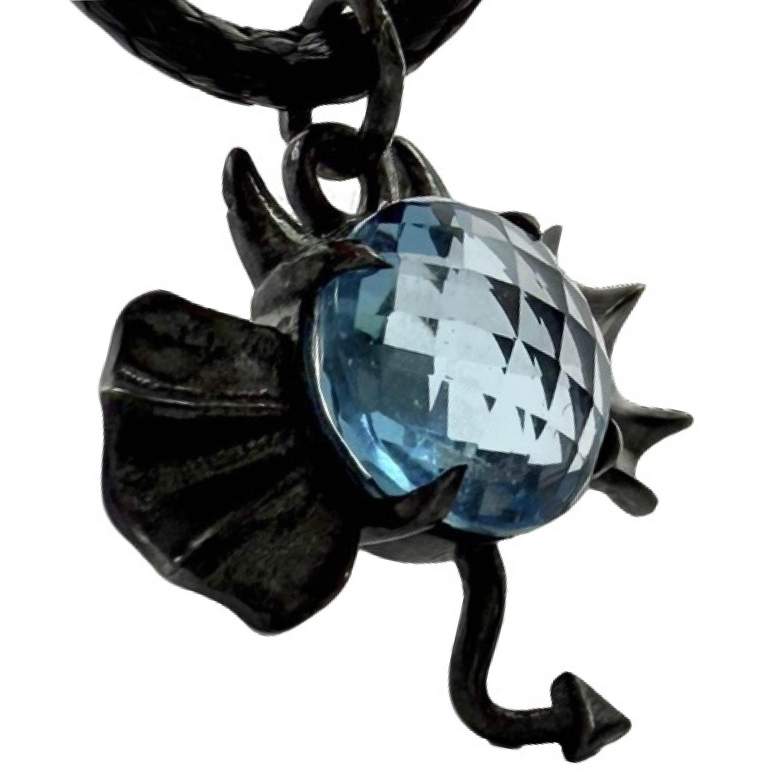 Shinecrys- blue topaz pendant