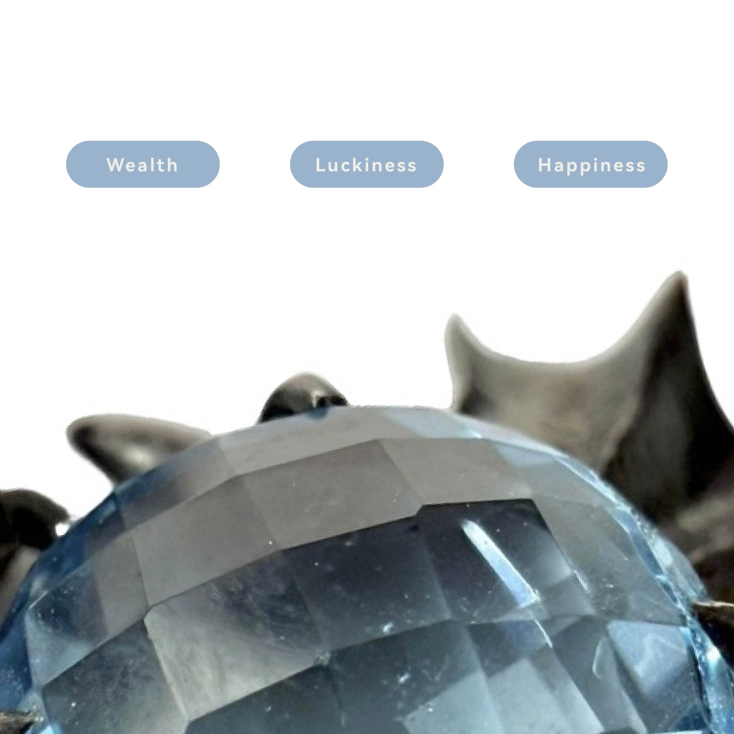 Shinecrys- blue topaz pendant