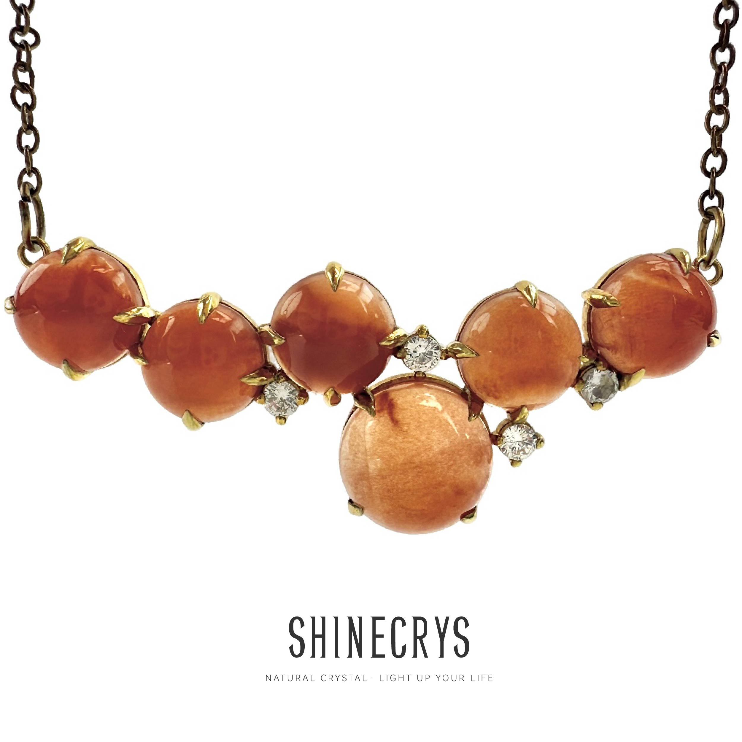 Shinecrys- Red quartz pendant