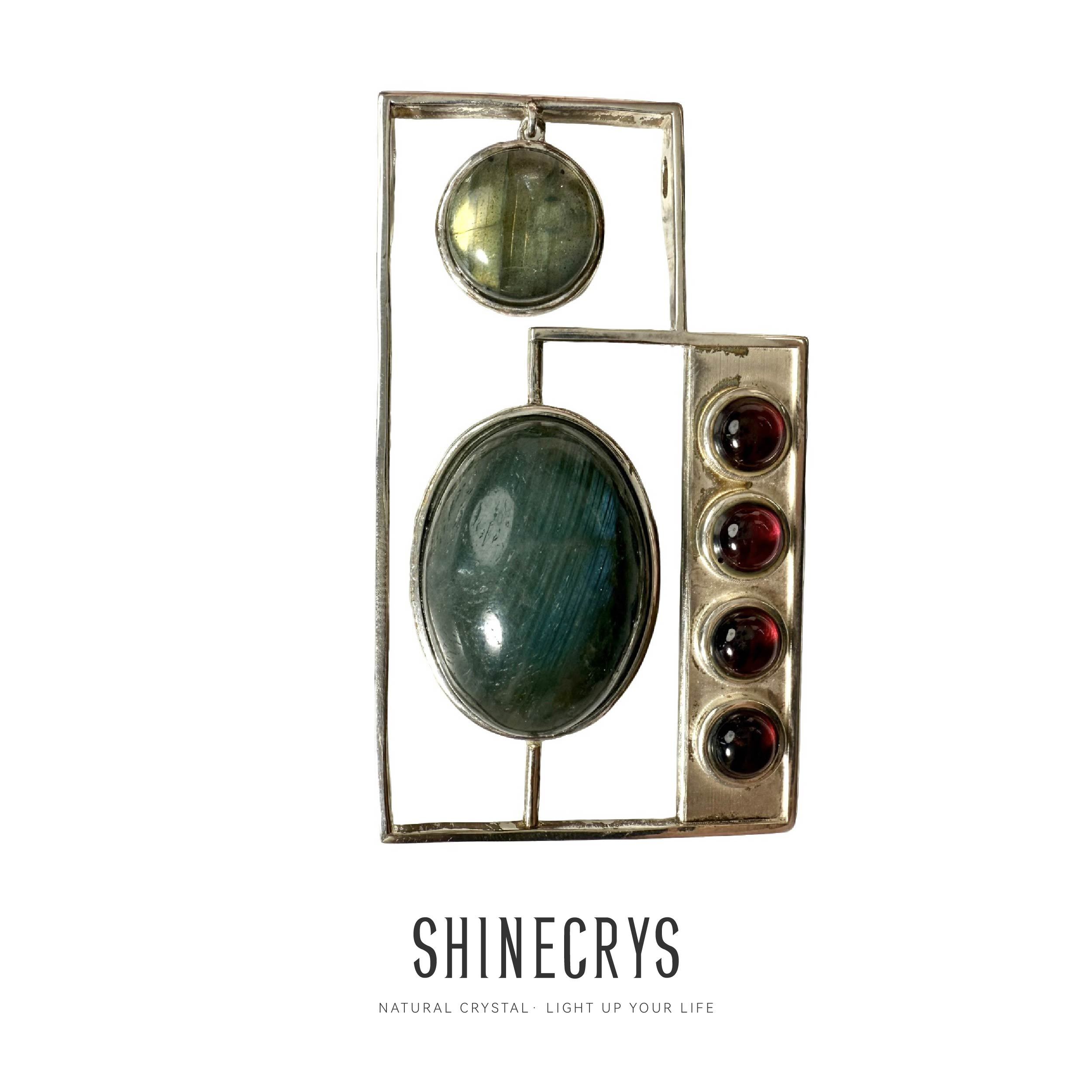Shinecrys- Labradorite  pendant