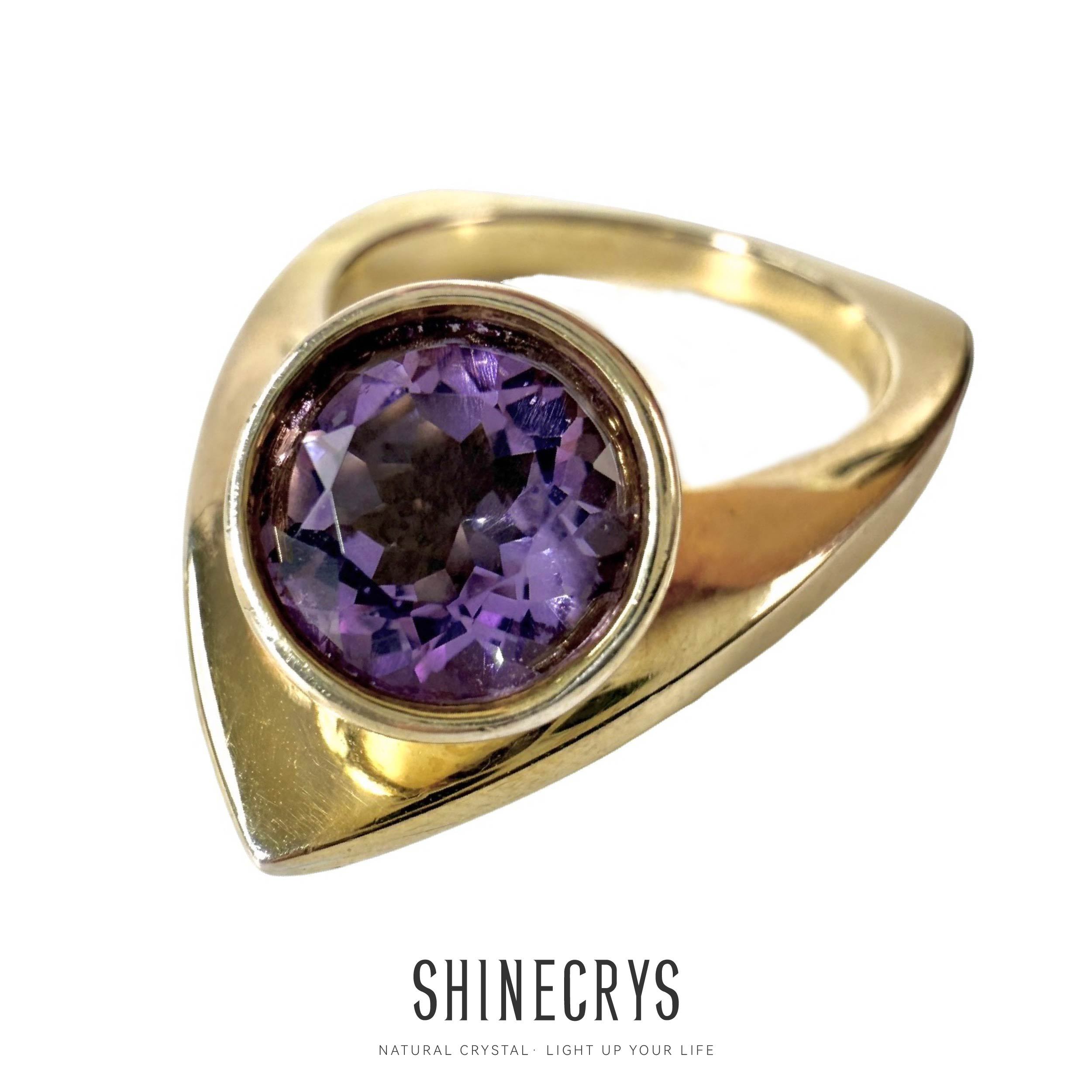 Shinecrys- Amethyst ring
