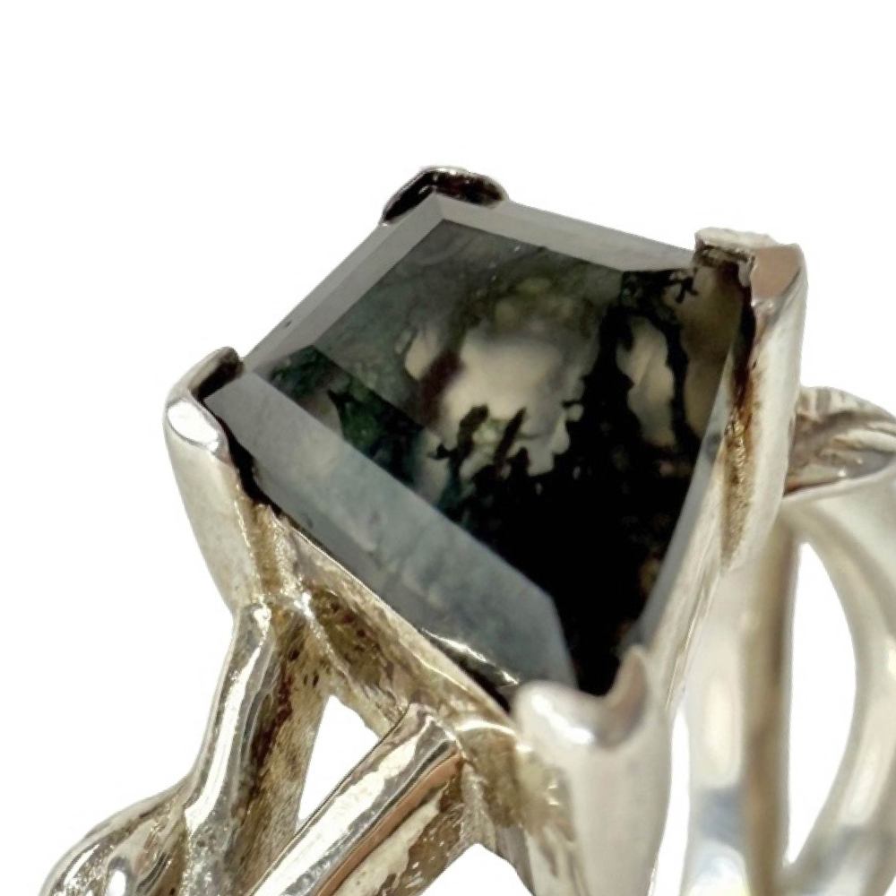 Shinecrys- Aquatic Agate ring
