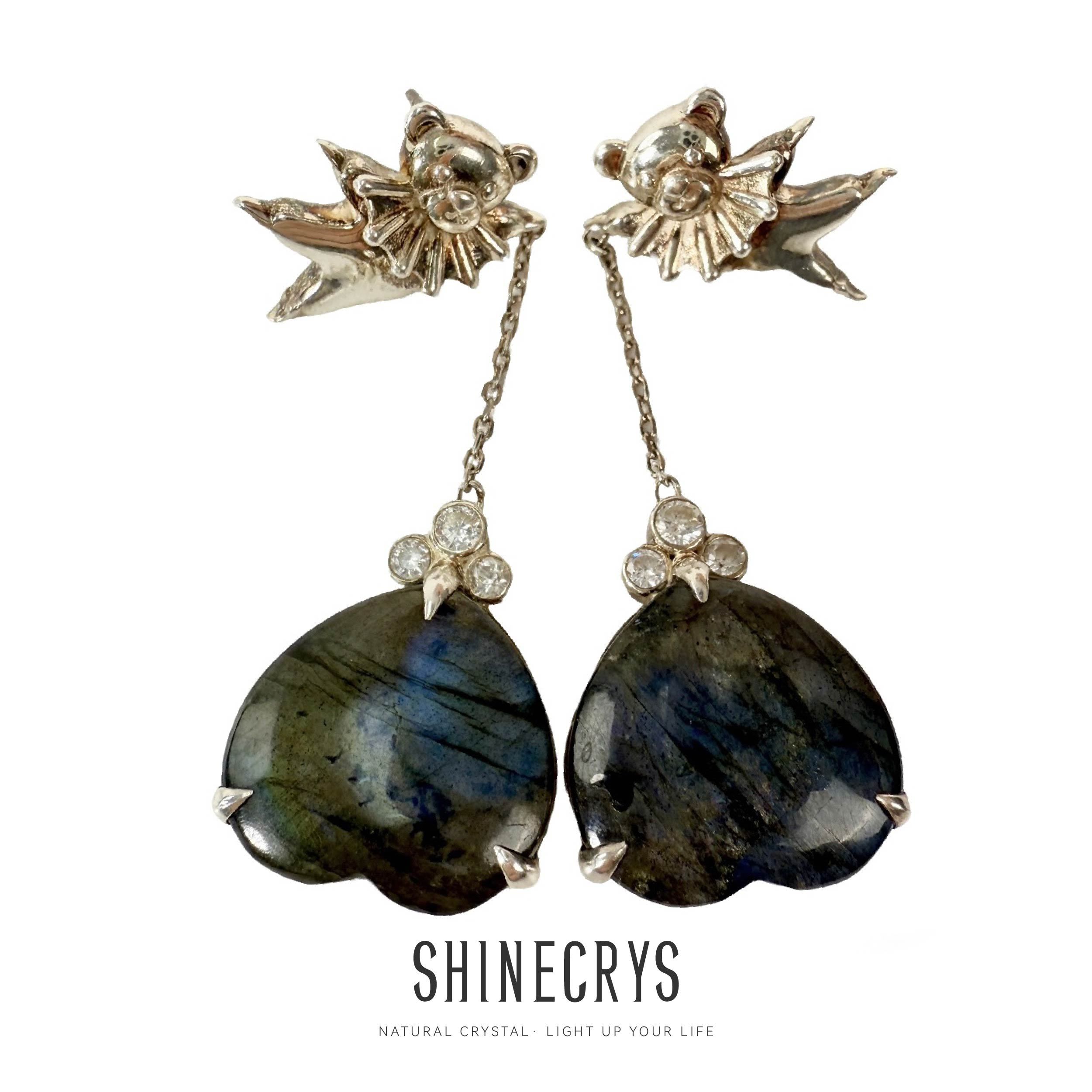 Shinecrys- labradorite pendant