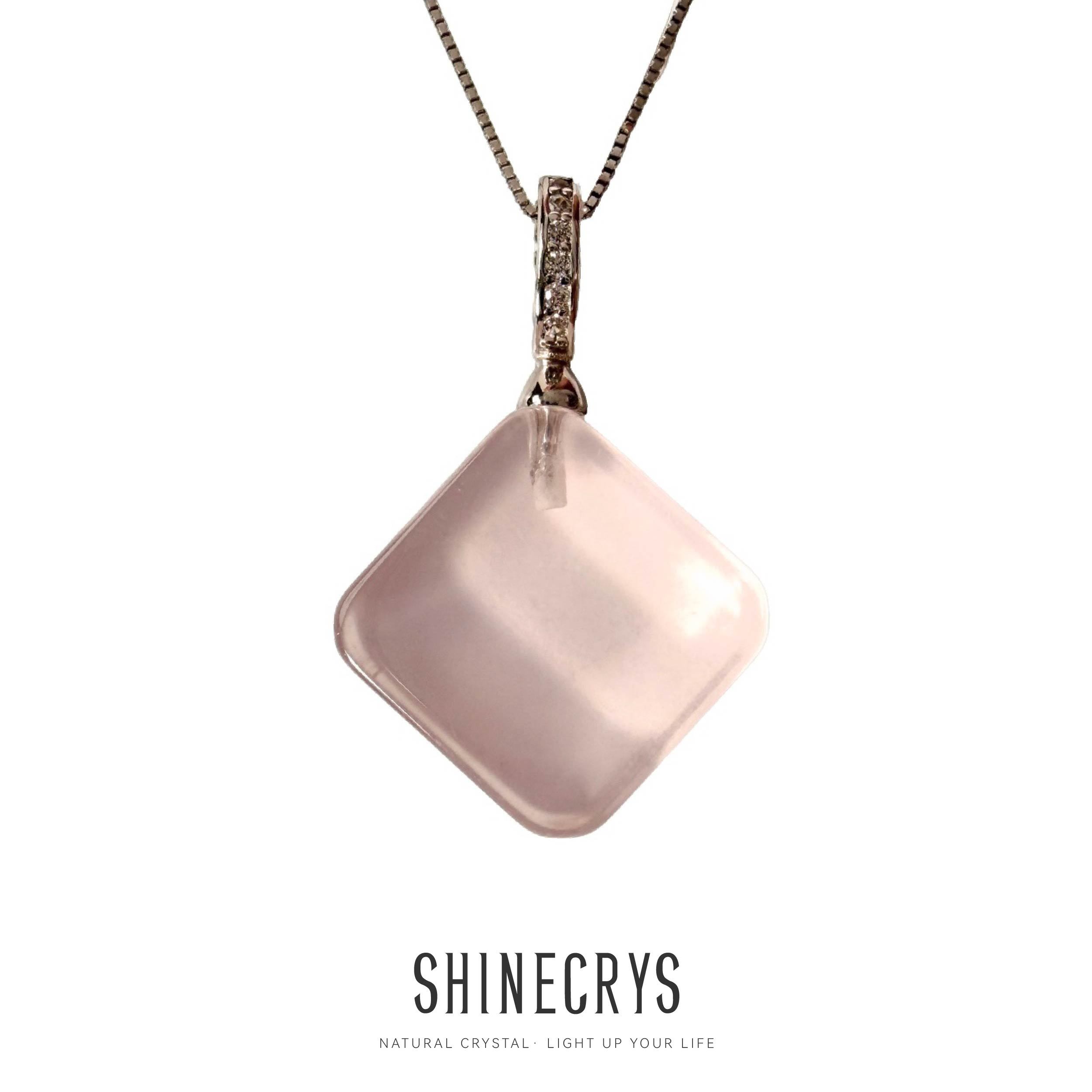 Shinecrys-  Rose Quartz pendant