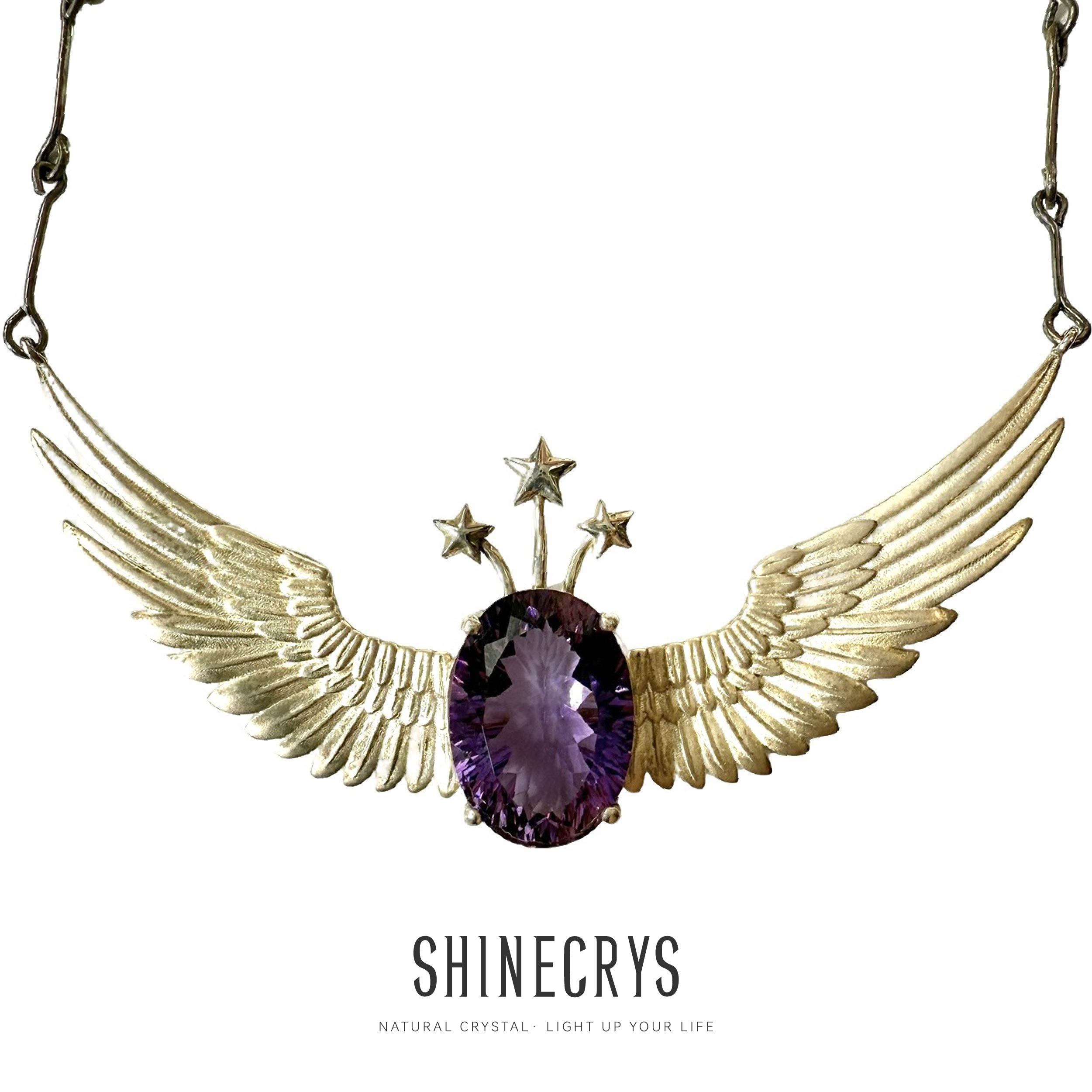 Shinecrys- Amethyst pendant