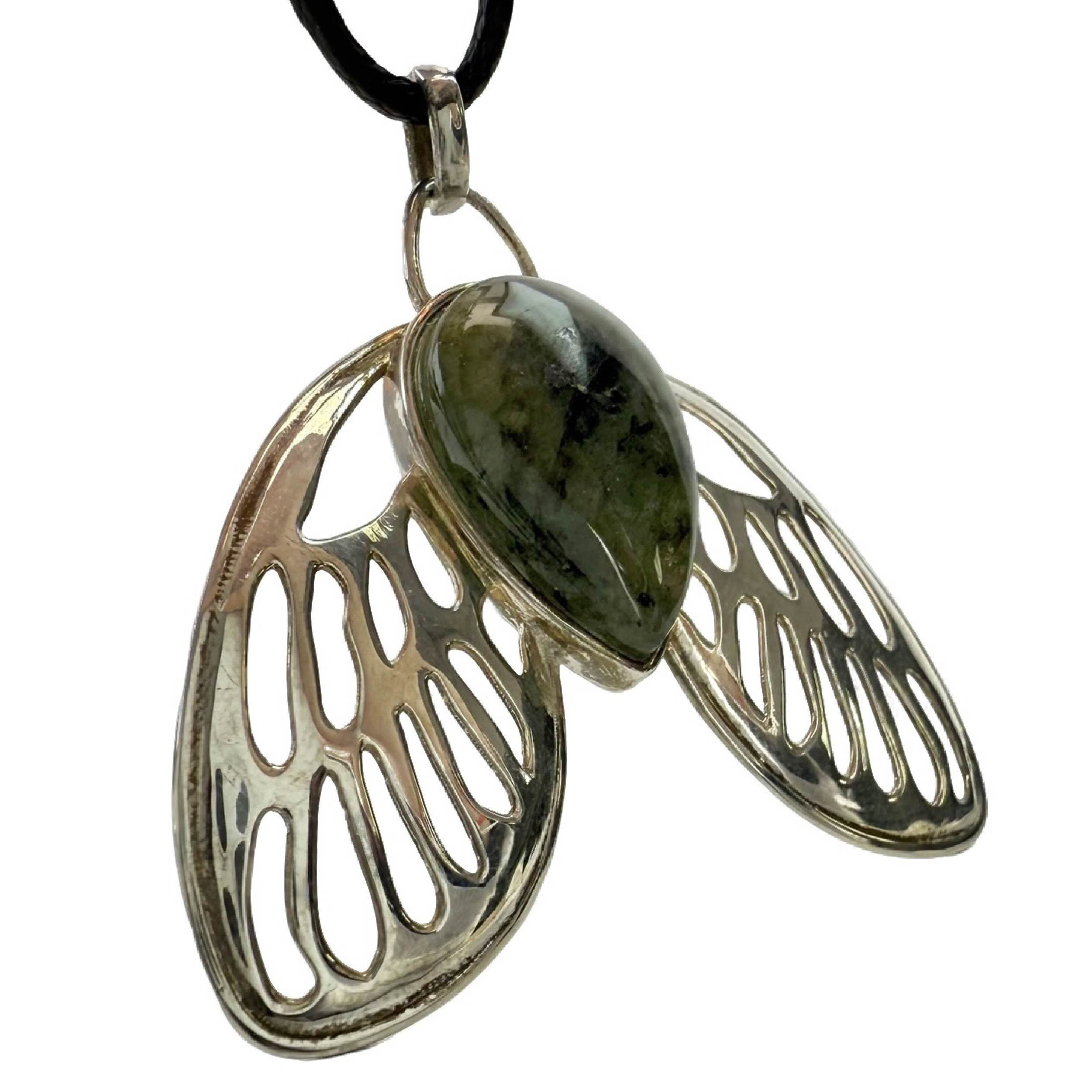 Shinecrys-  labradorite pendant