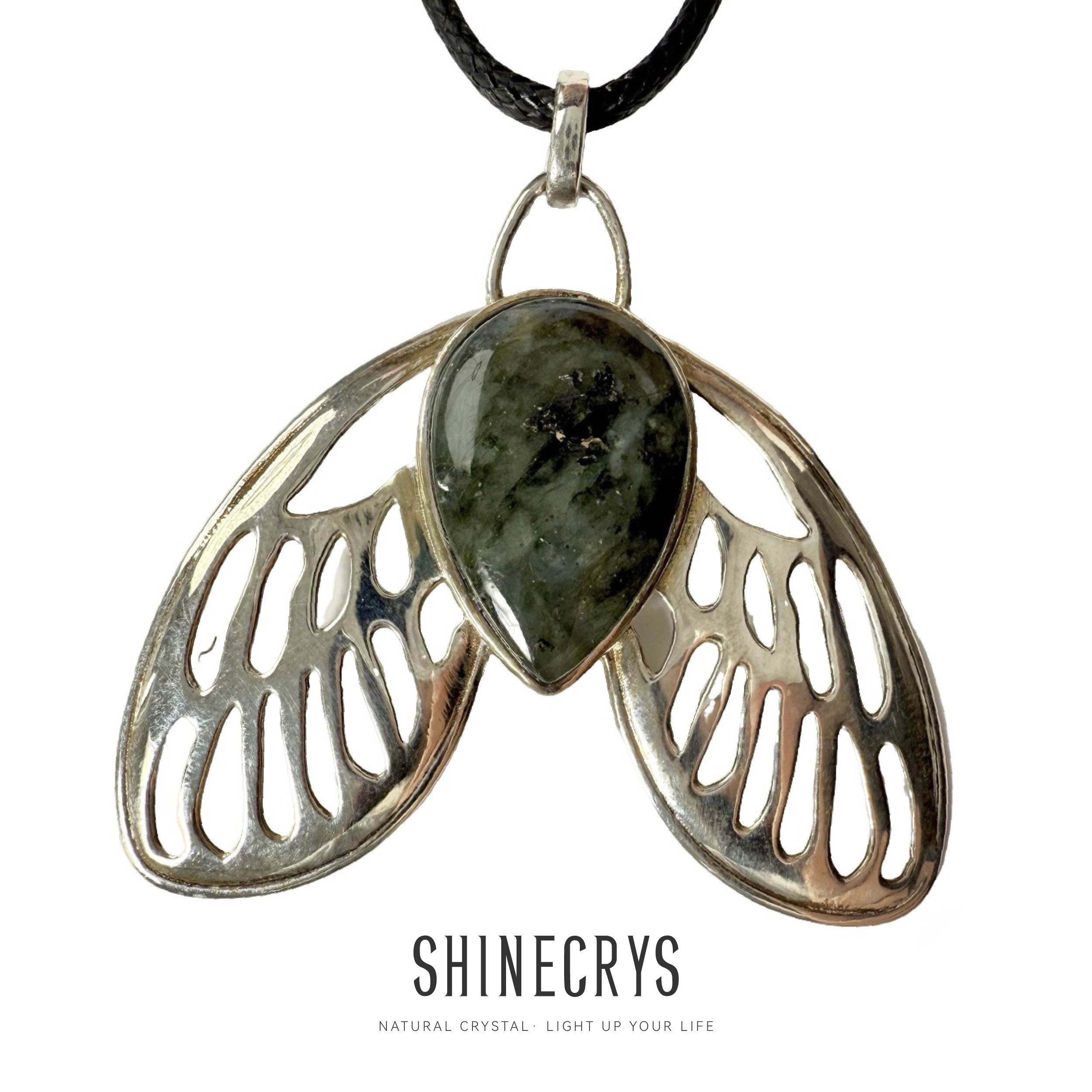 Shinecrys-  labradorite pendant