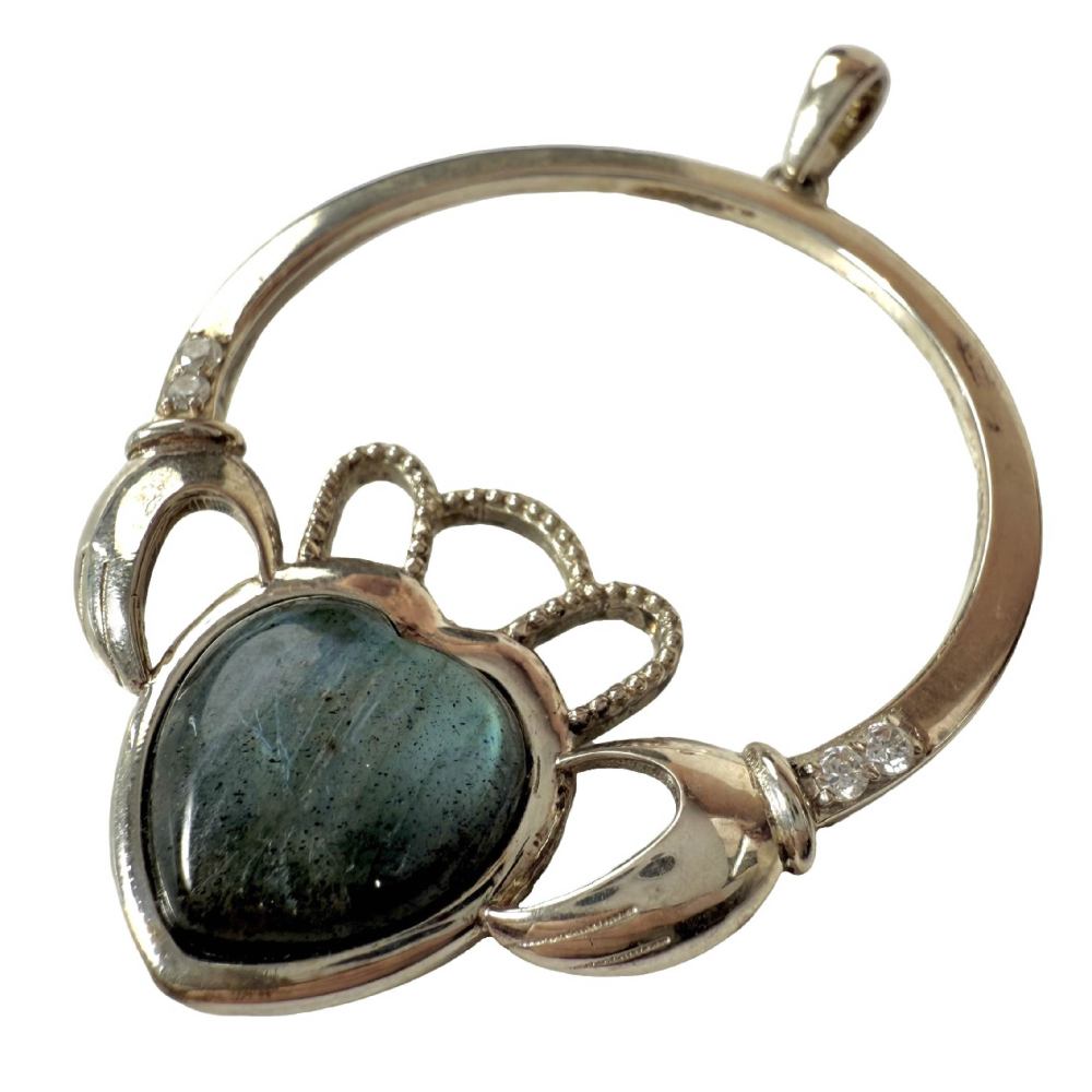 Shinecrys- labradorite  pendant