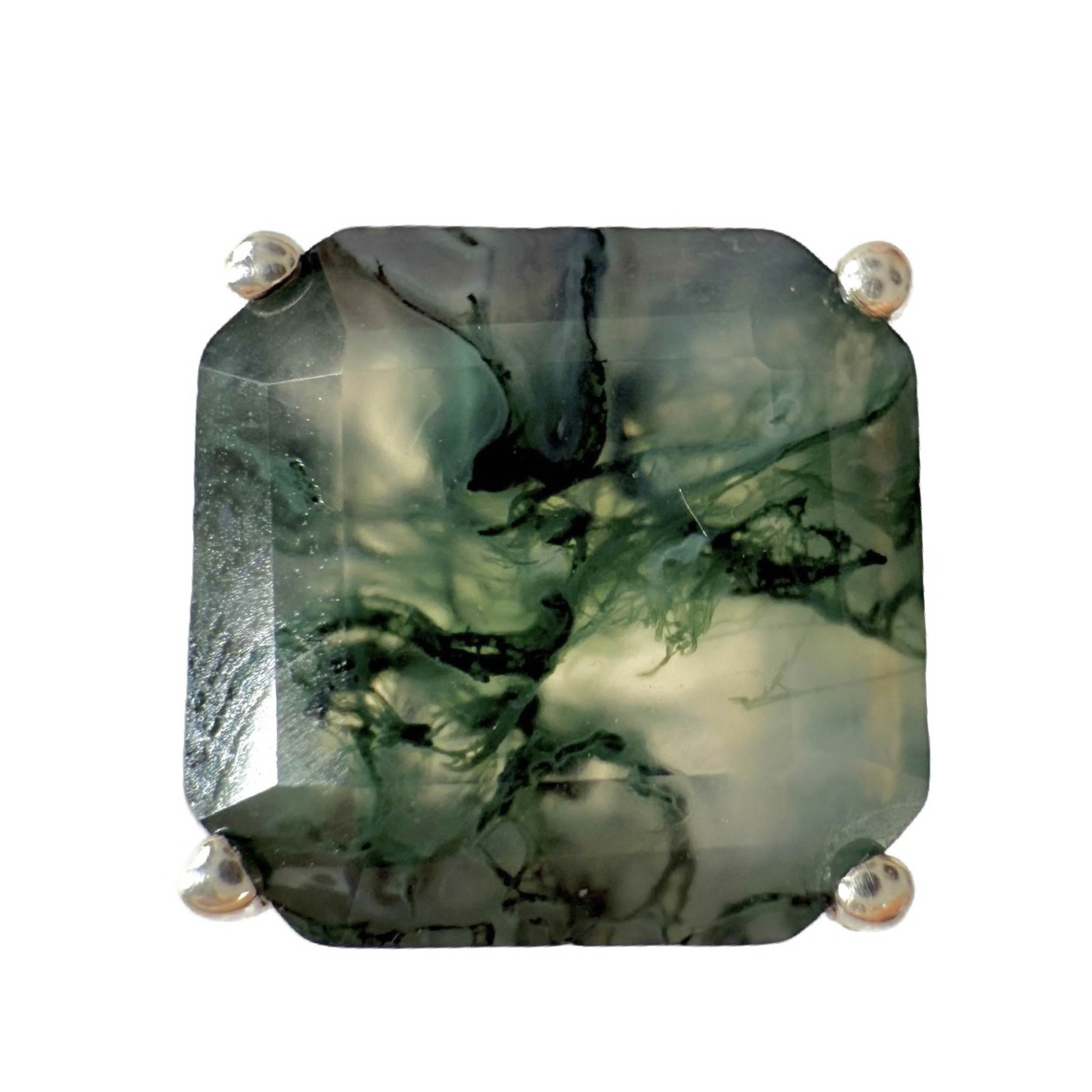 Shinecrys- Aquatic Agate ring