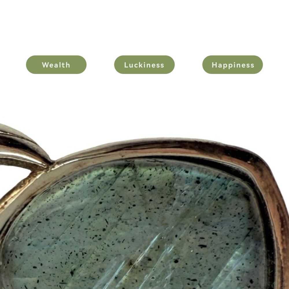 Shinecrys- labradorite  pendant