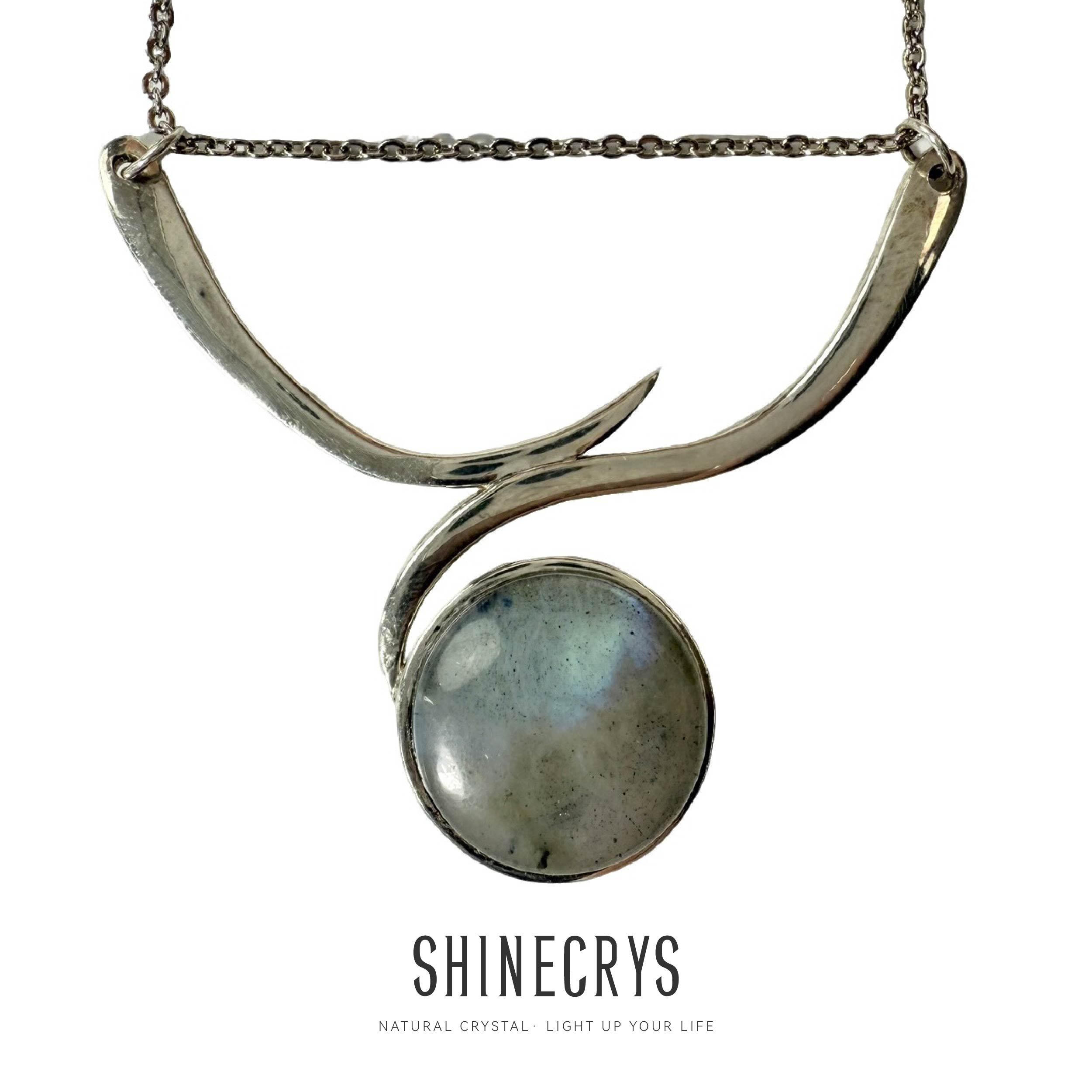 Shinecrys-  labradorite pendant