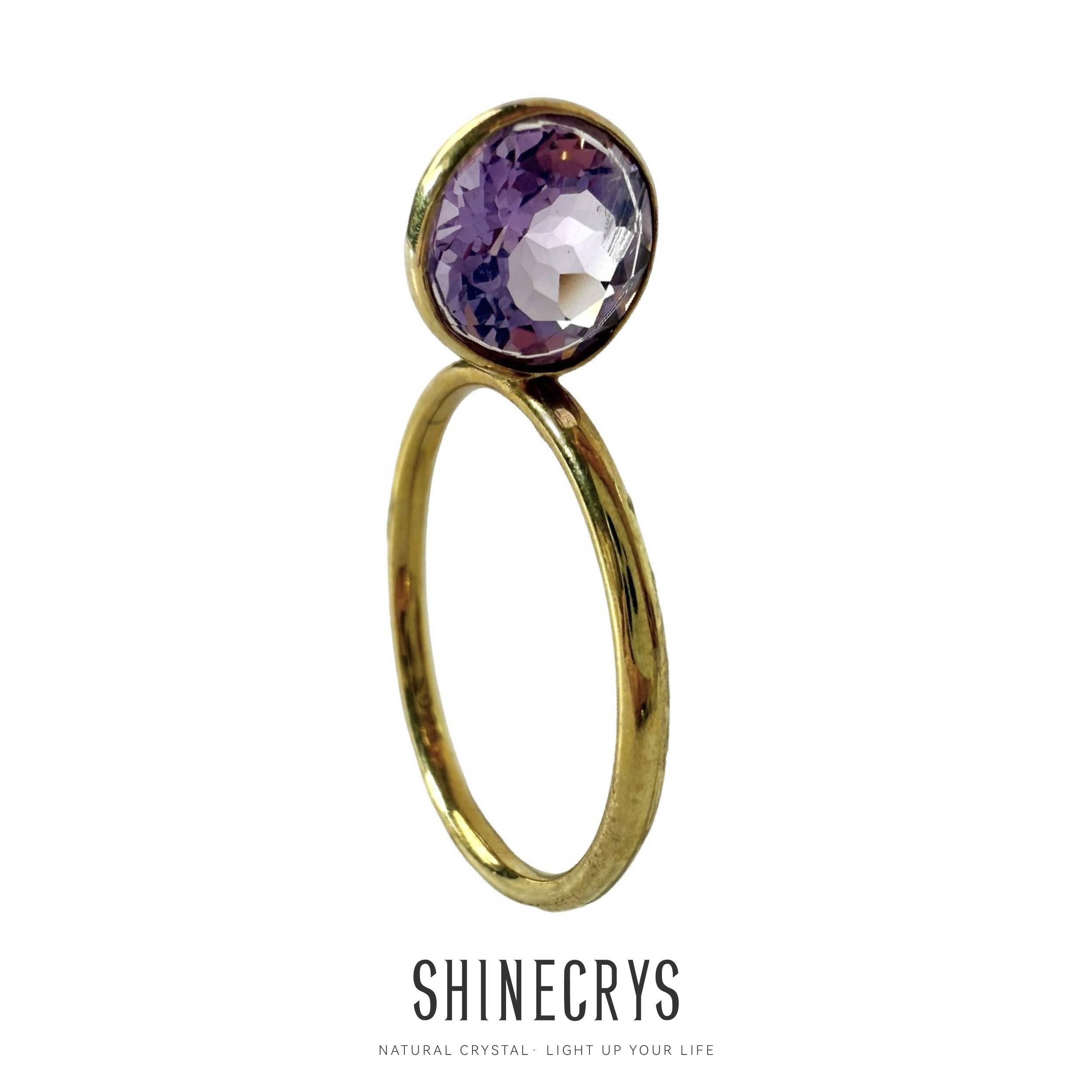 Shinecrys- Amethyst ring
