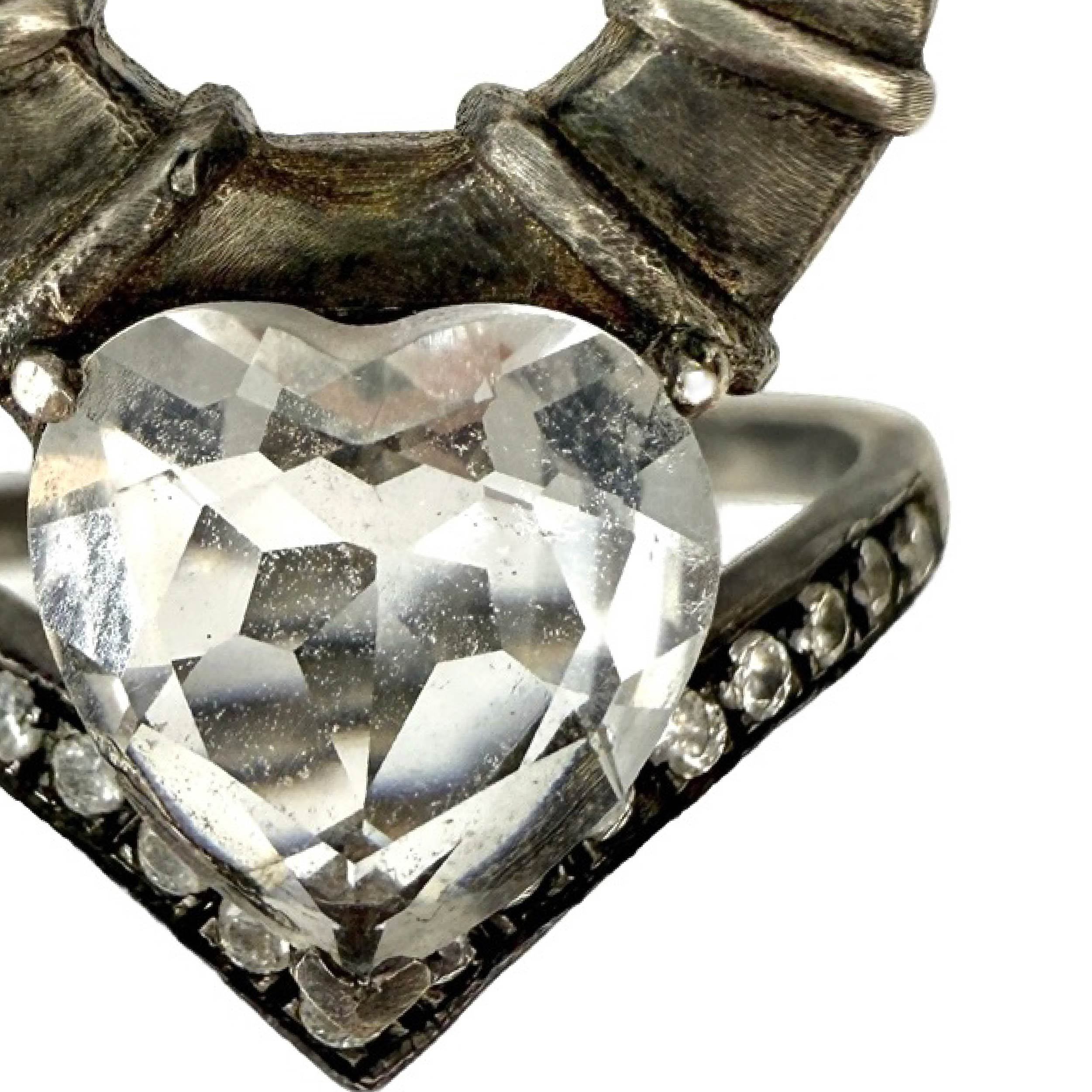 Shinecrys-clear quartz ring