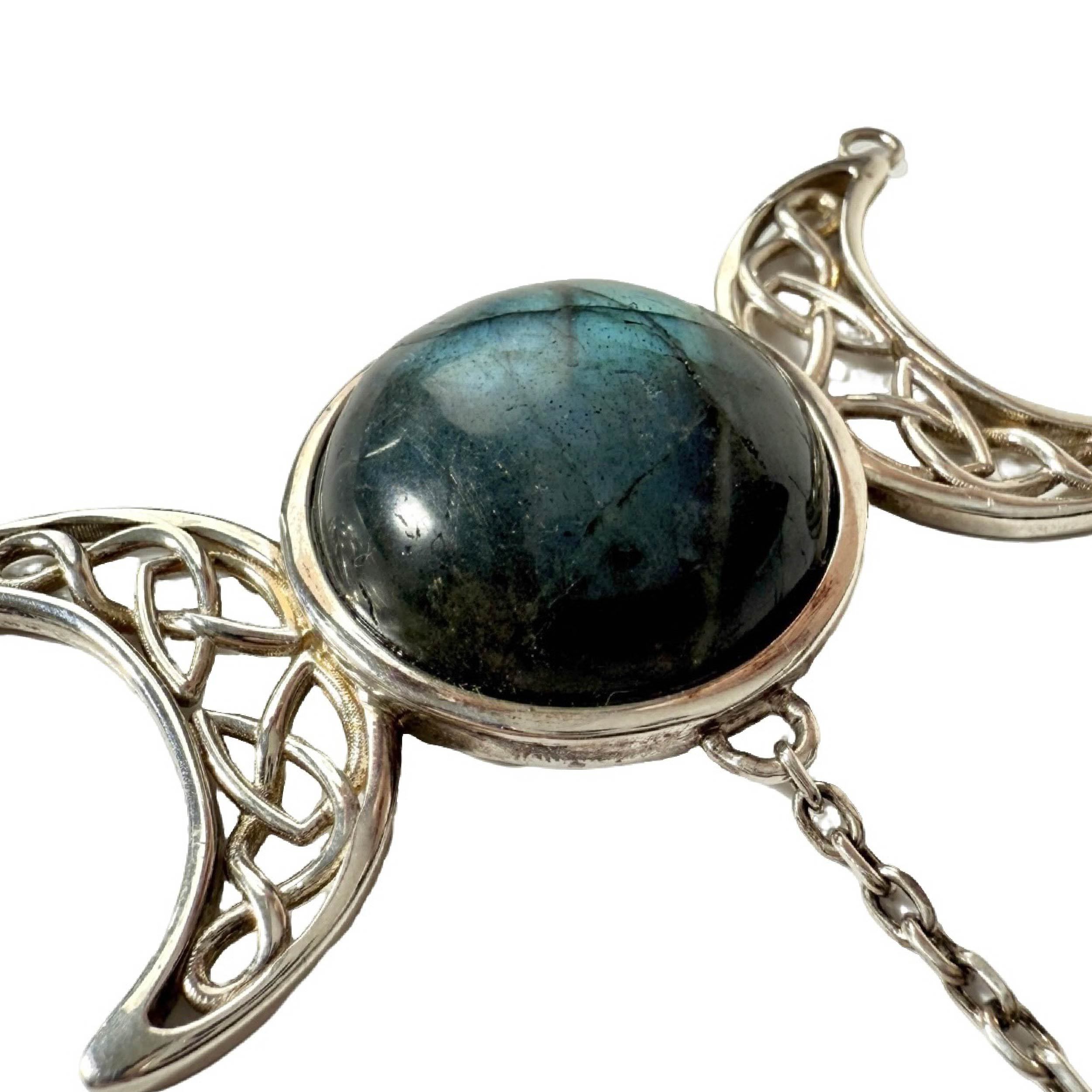 Shinecrys-  labradorite pendant