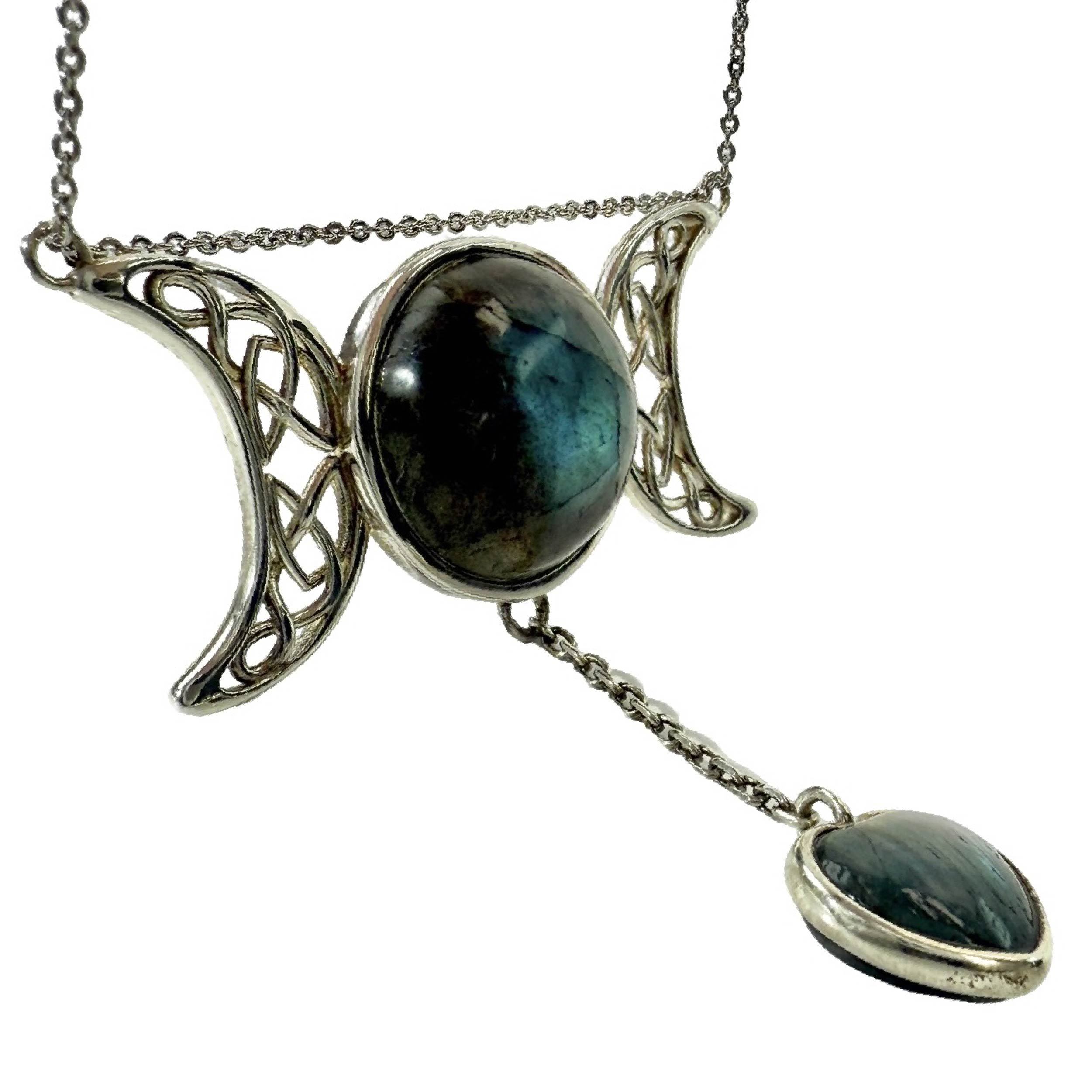 Shinecrys-  labradorite pendant