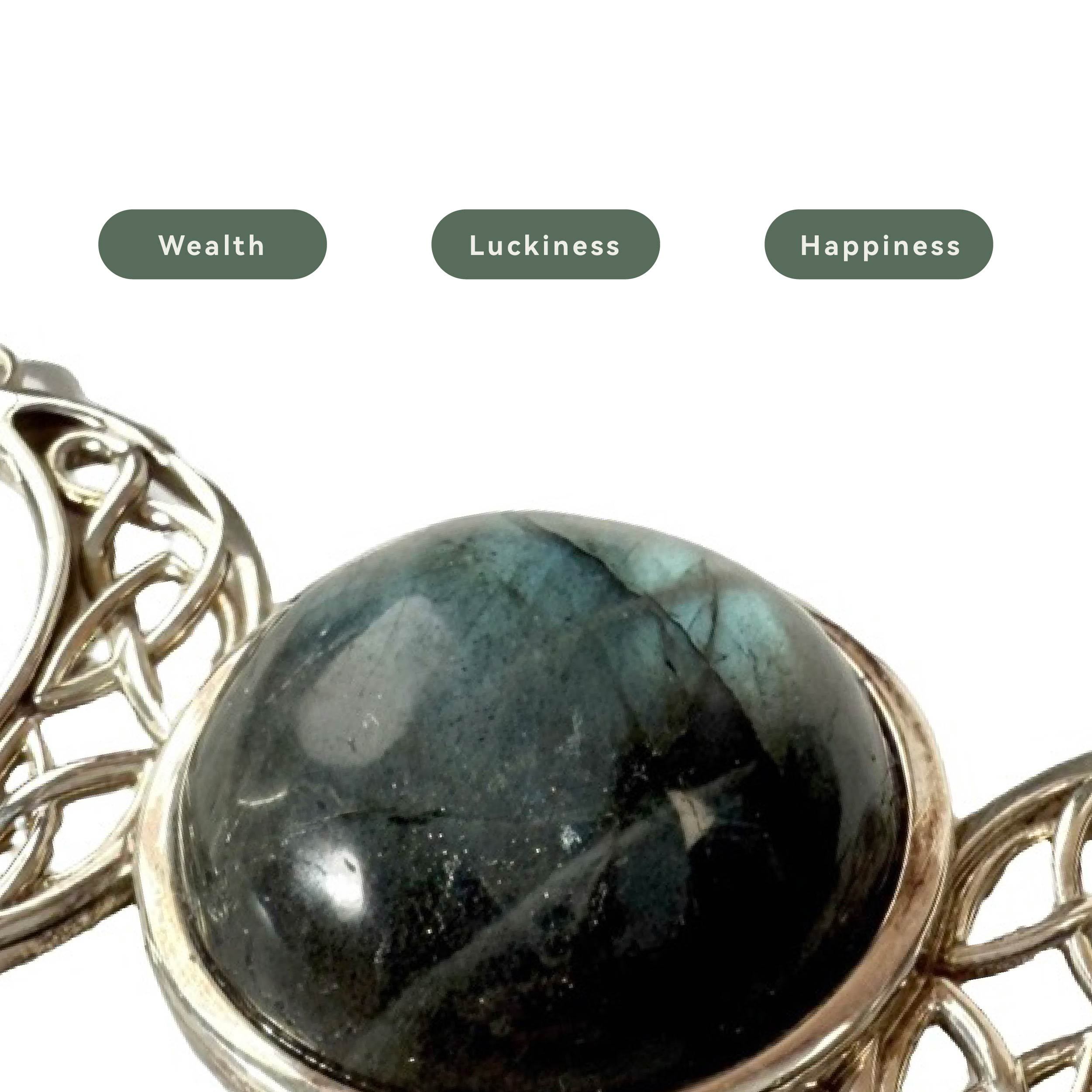 Shinecrys-  labradorite pendant